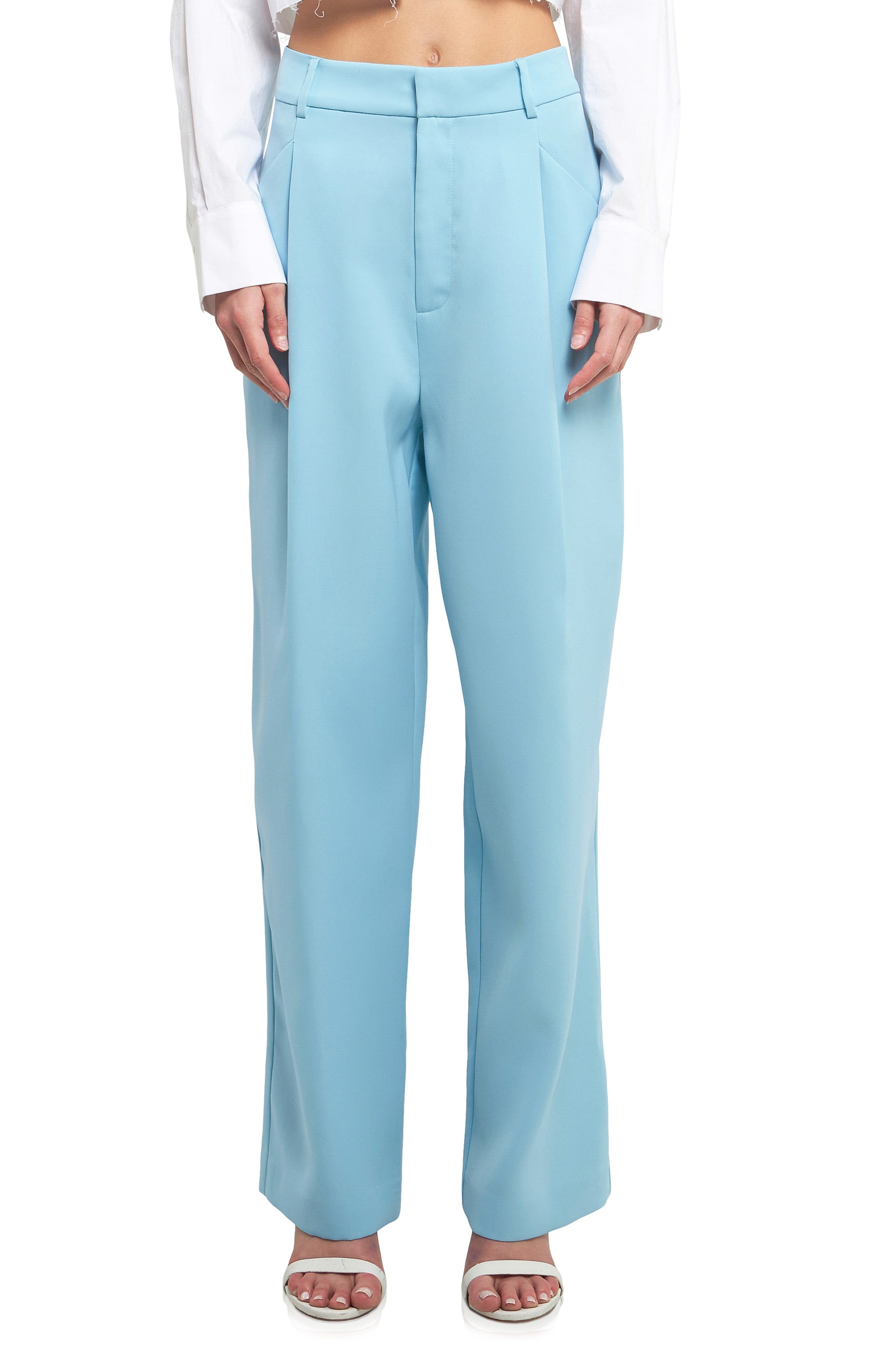 Classic Pleated Suit Trousers - image 3