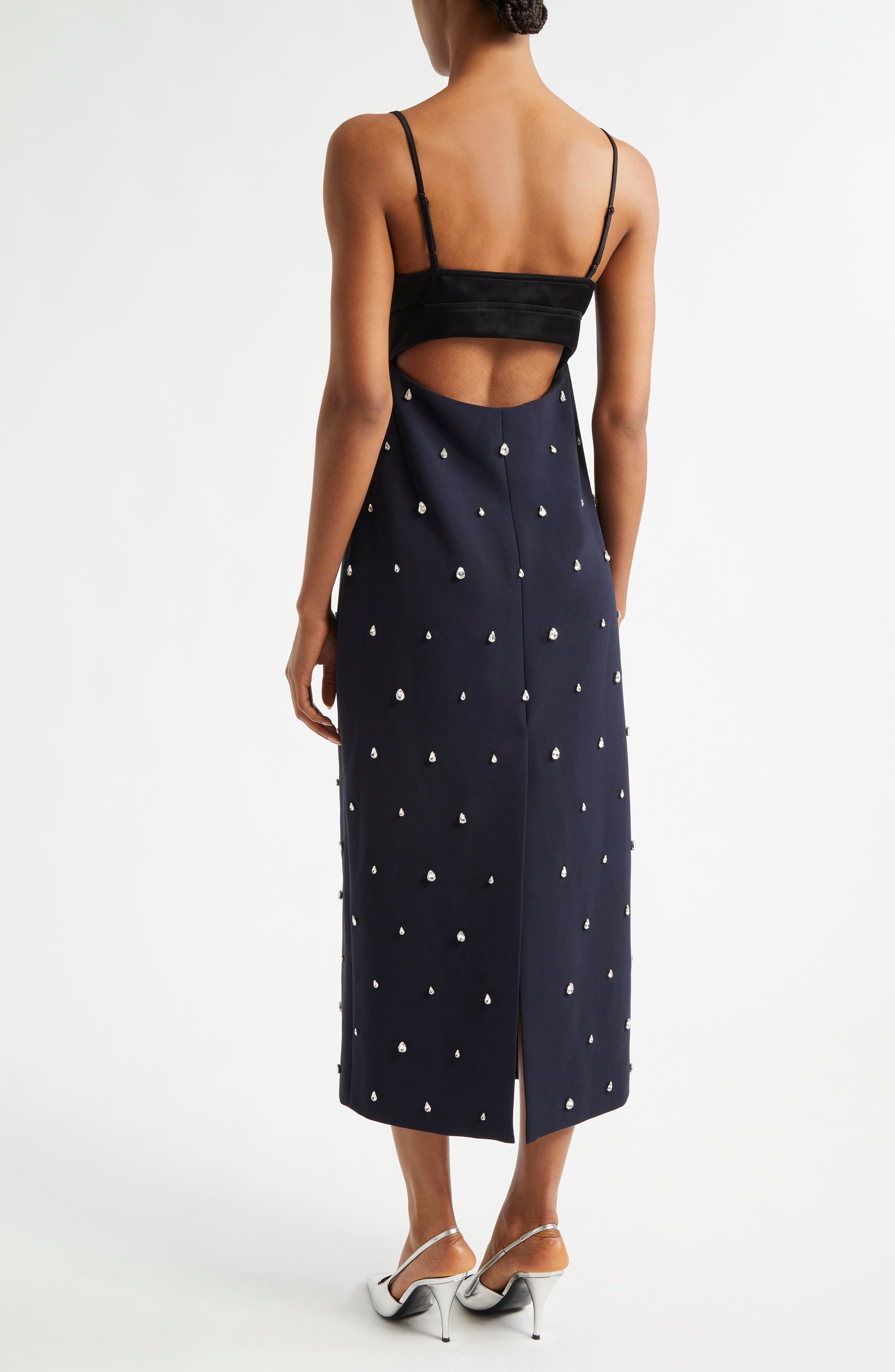 Alana Rhinestone Slipdress - image 2