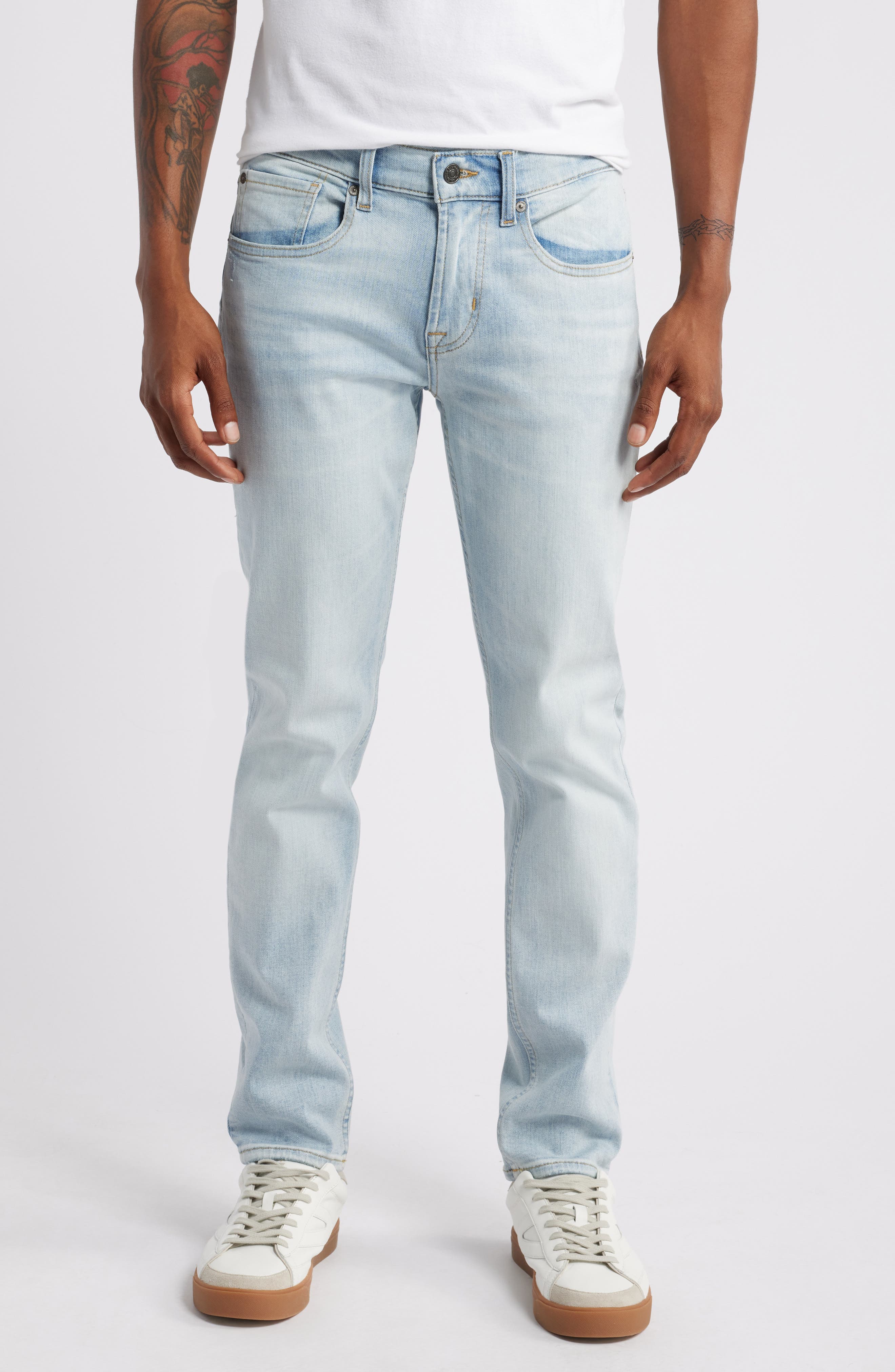 Slimmy Tapered Stretch Cotton Jeans - image 1