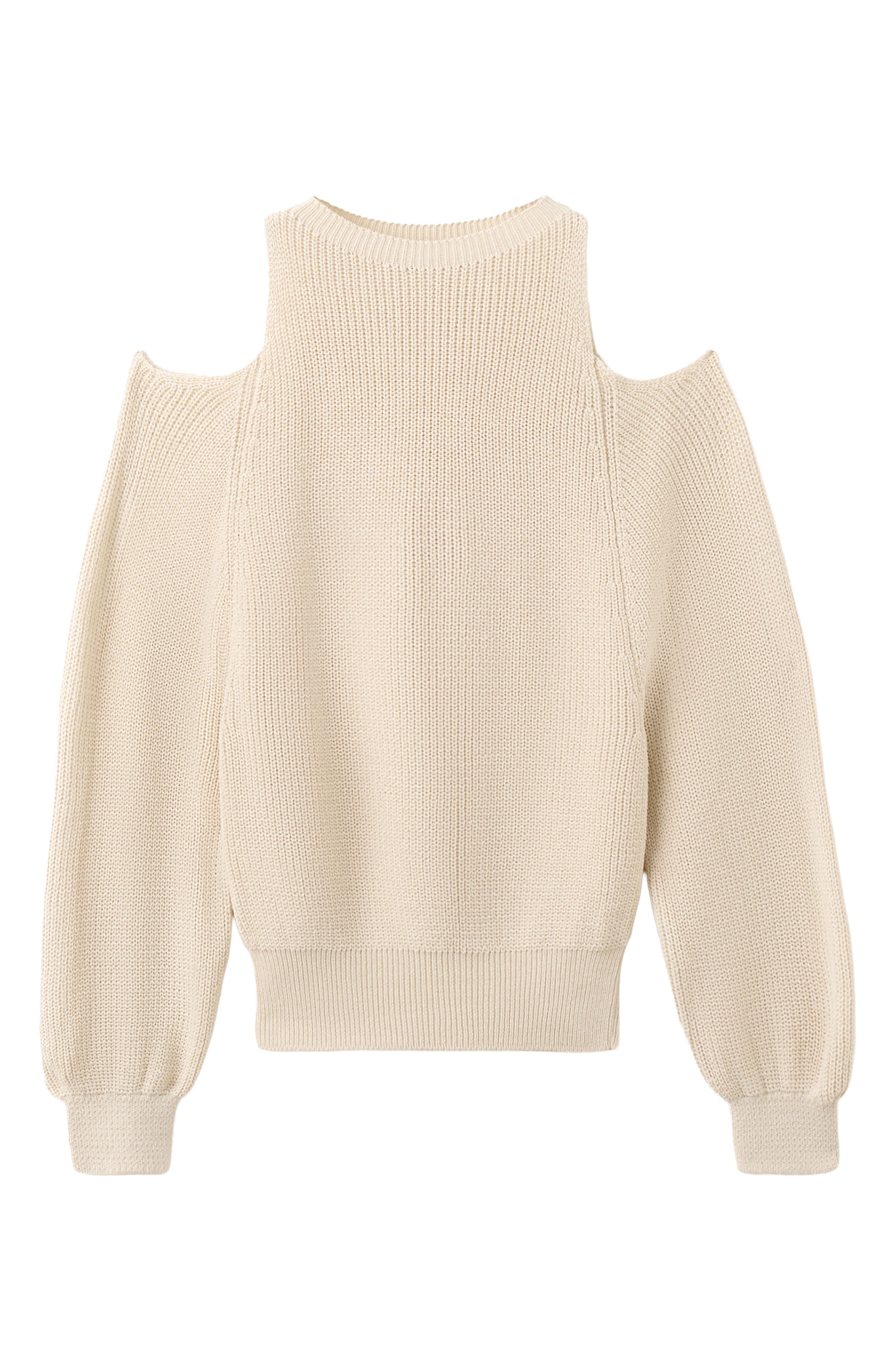 Cold Shoulder Sweater - image 1