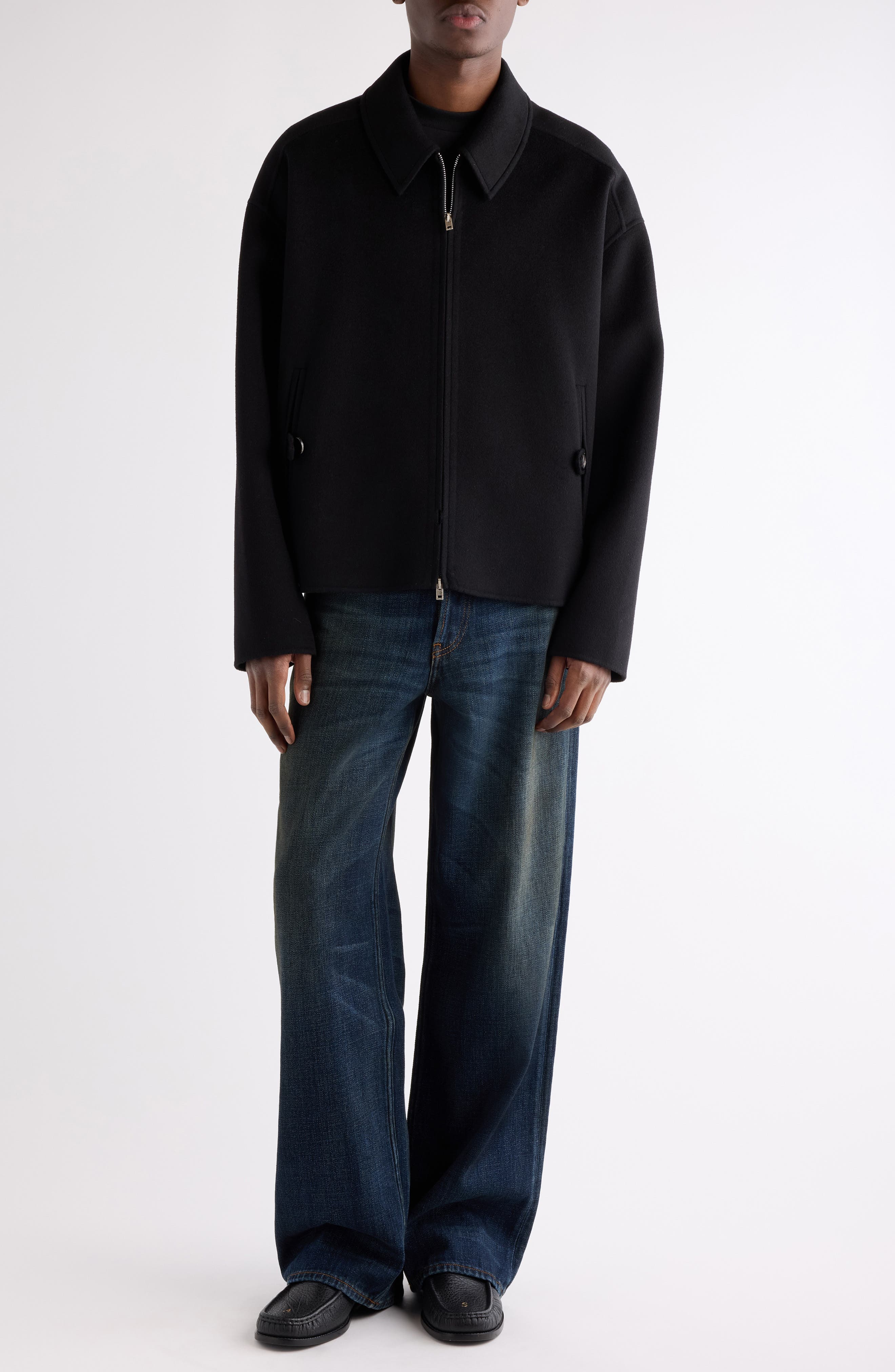 Doveo Double Face Wool Flannel Jacket - image 2
