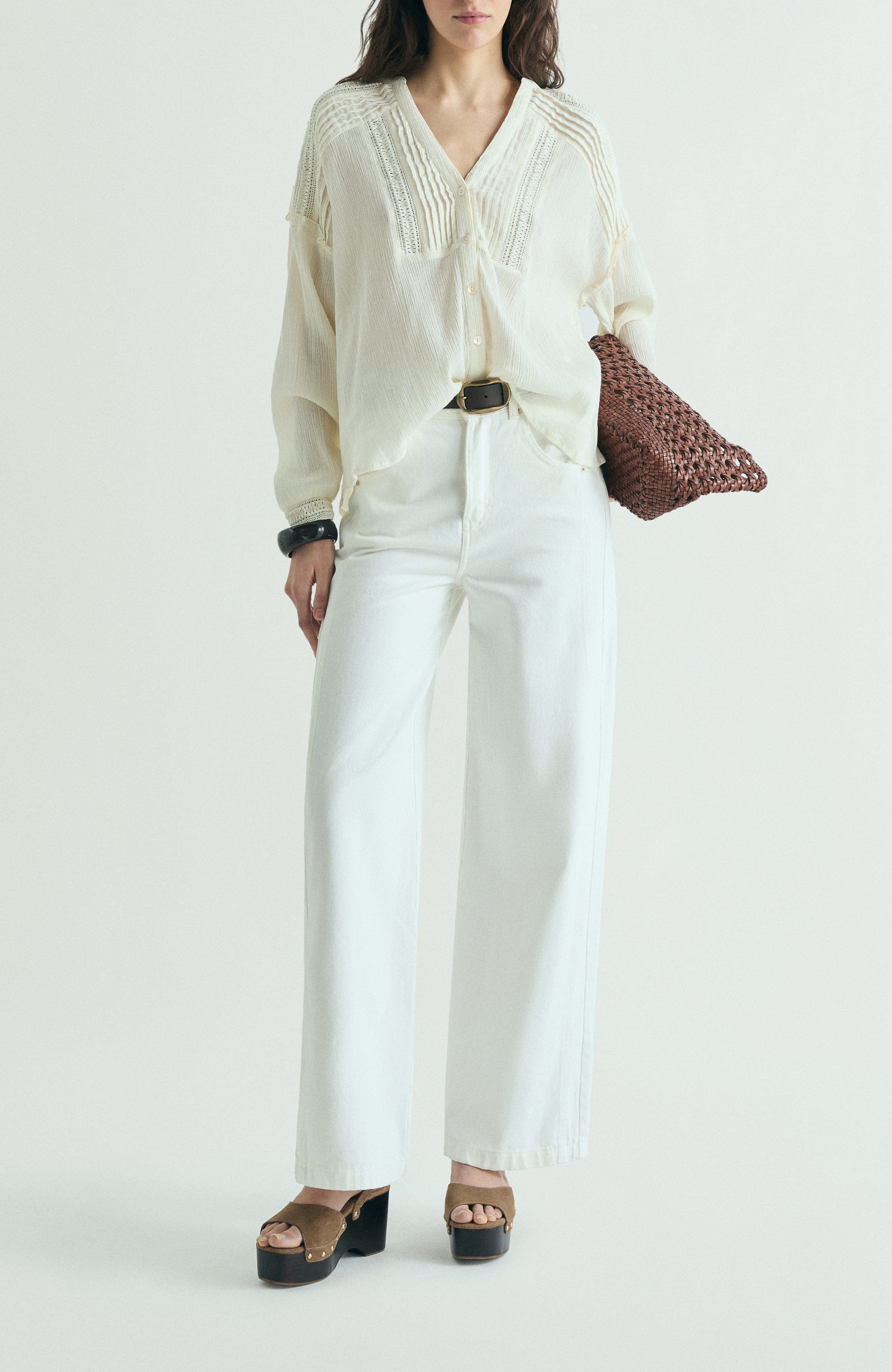 Contrast Stitching Jeans - image 2