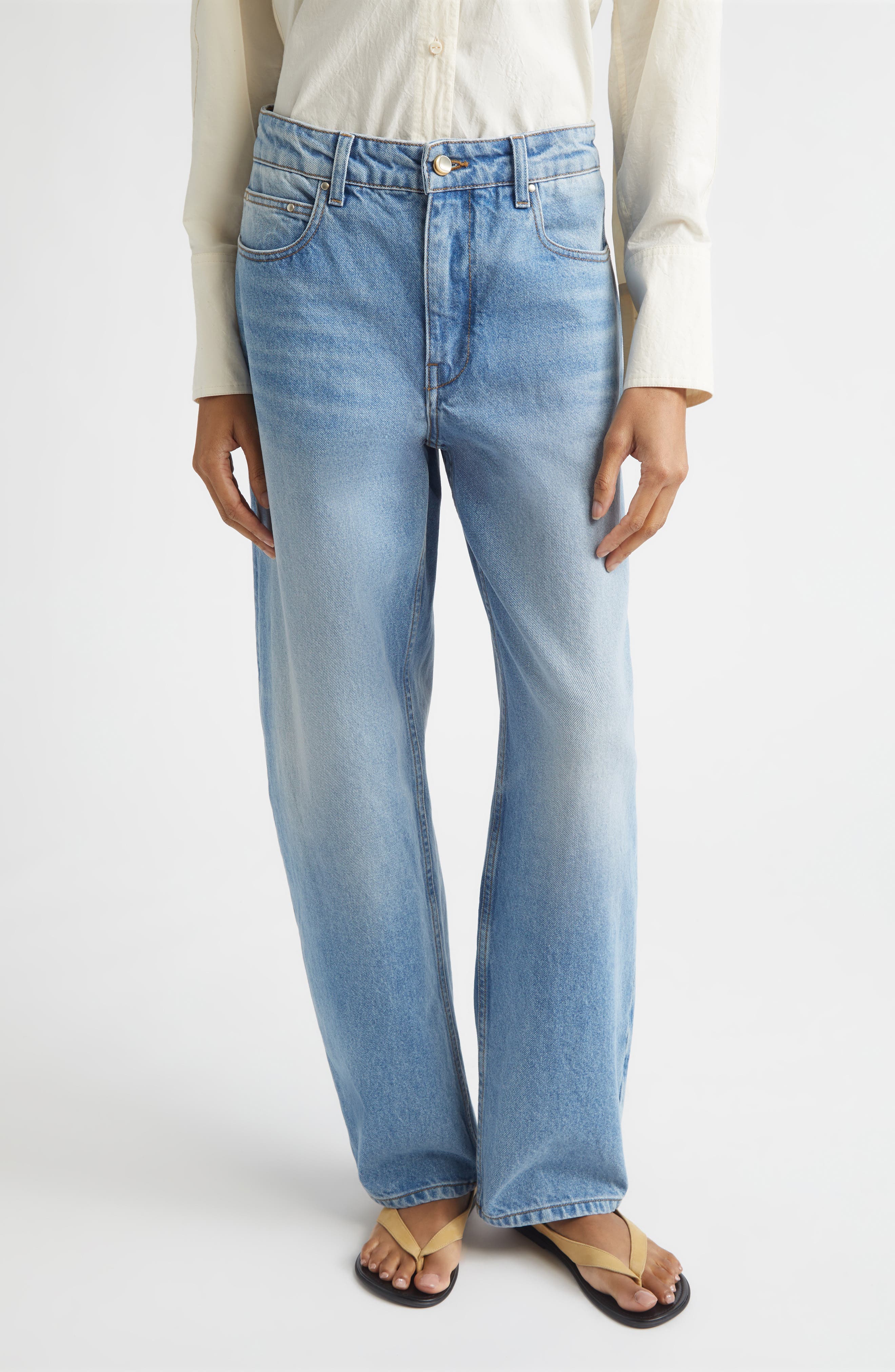 Rider Low Rise Barrel Leg Jeans - image 1