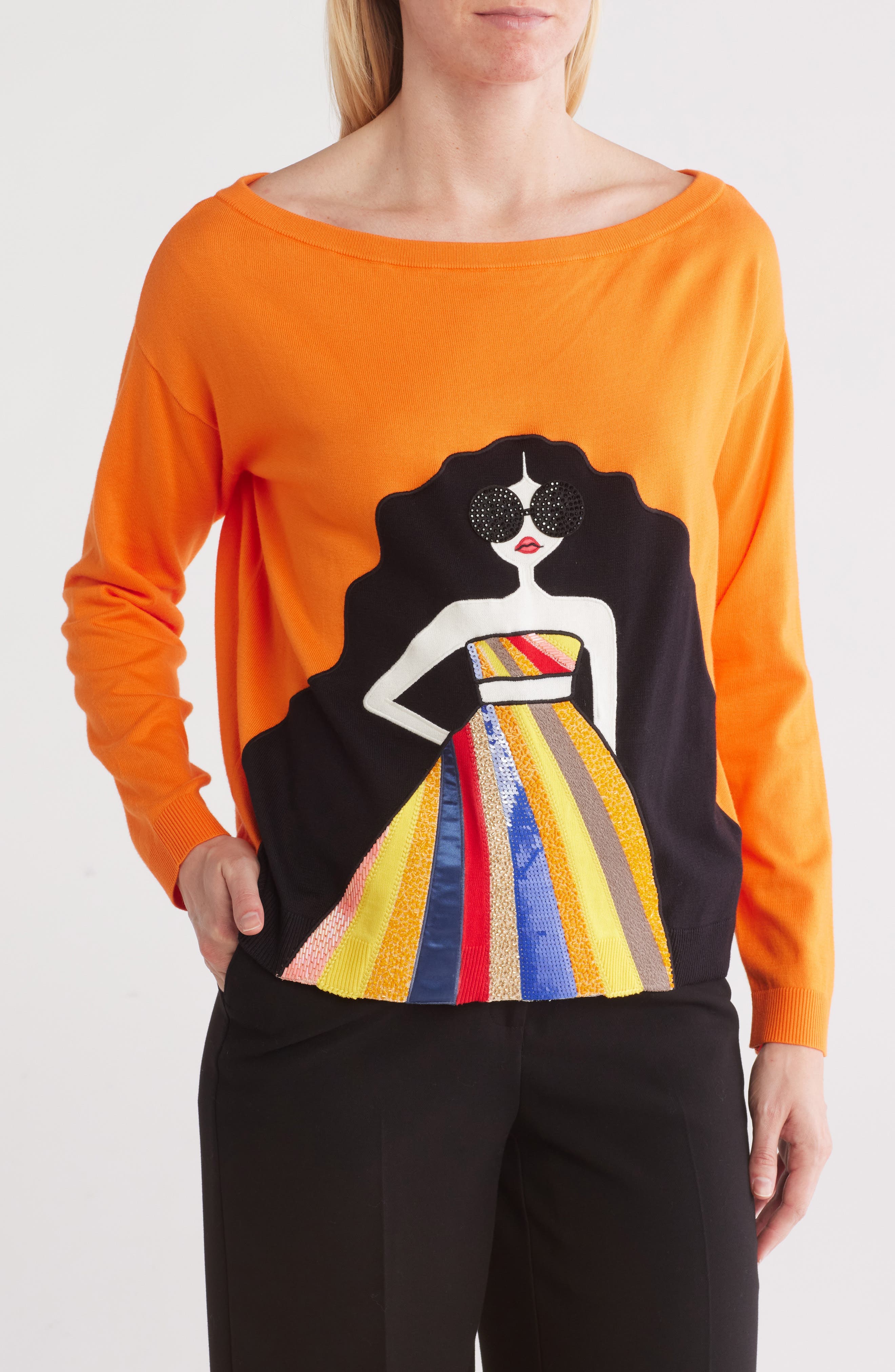 Winona Staceface Pullover - image 1
