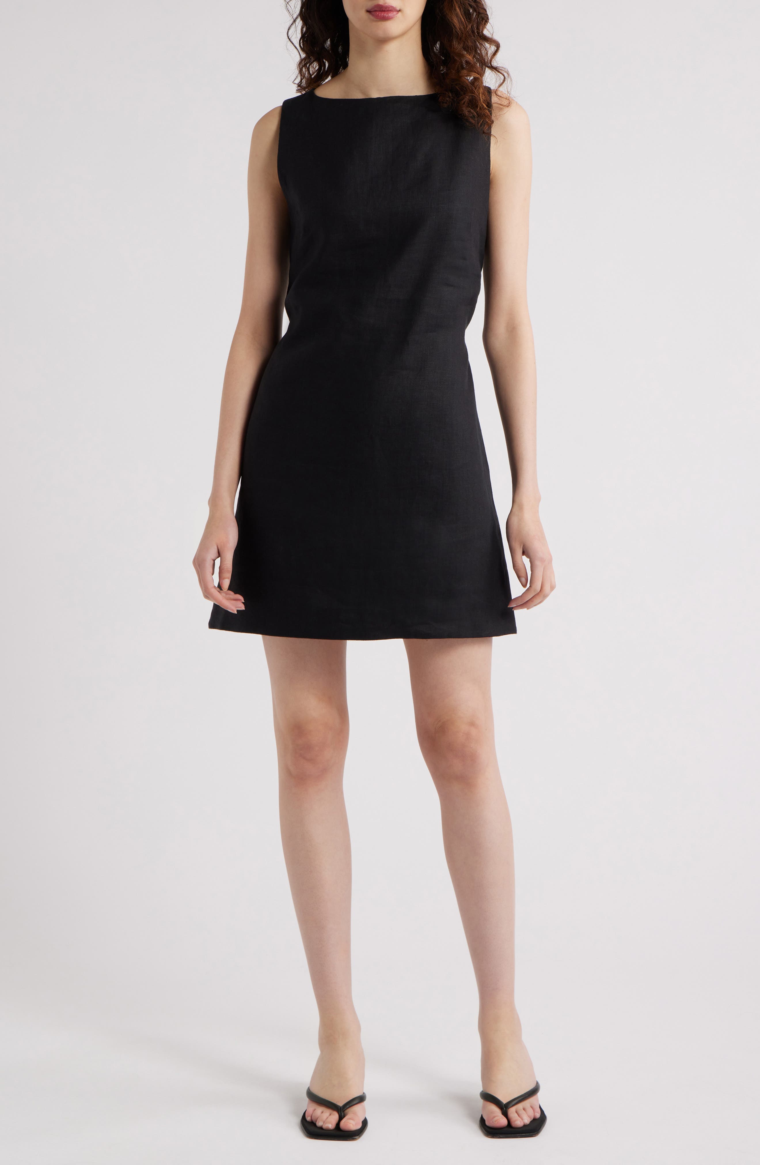 Kelly Linen Minidress - image 1
