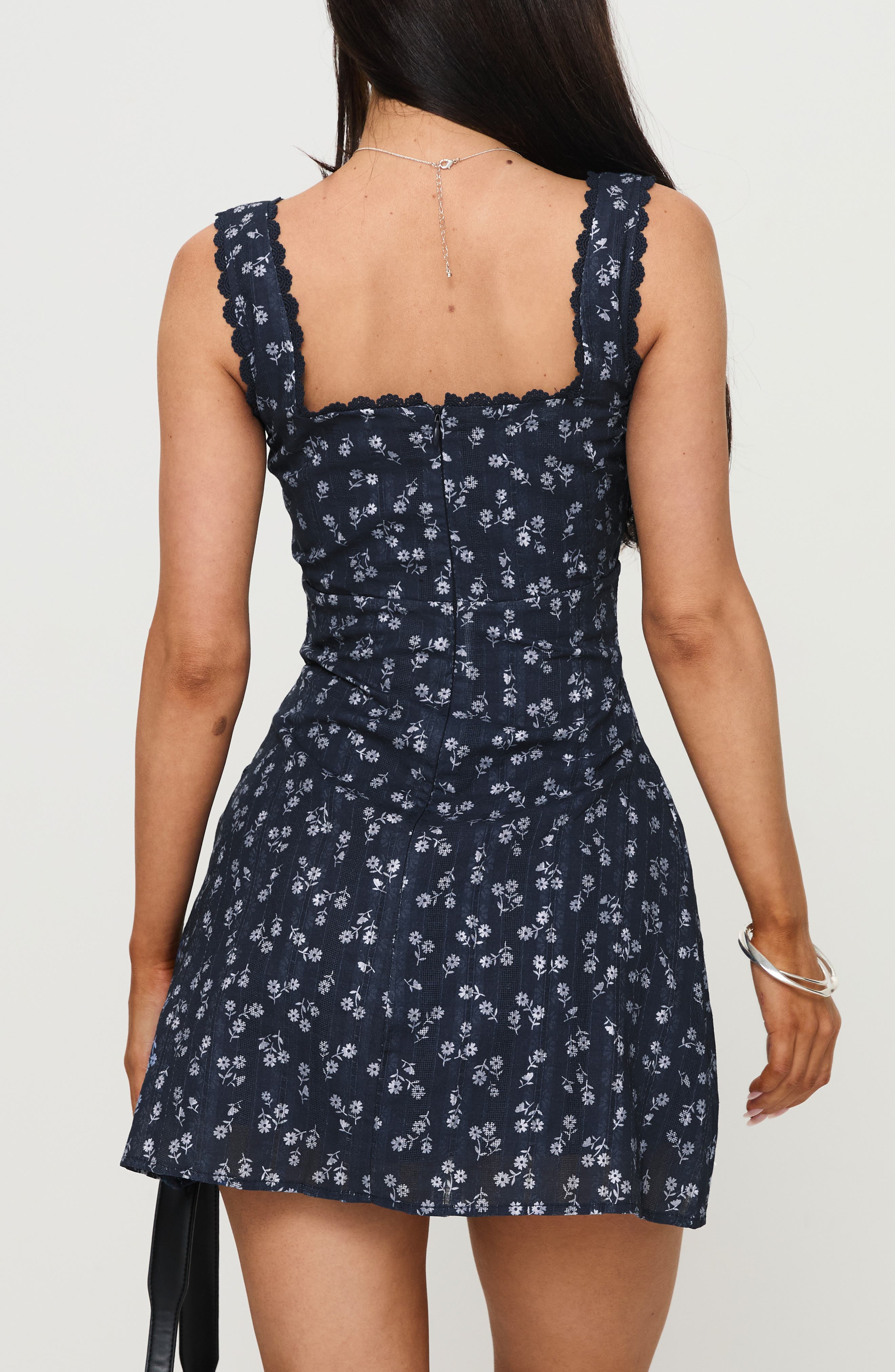 Dasha Floral Cotton Fit & Flare Minidress - image 2
