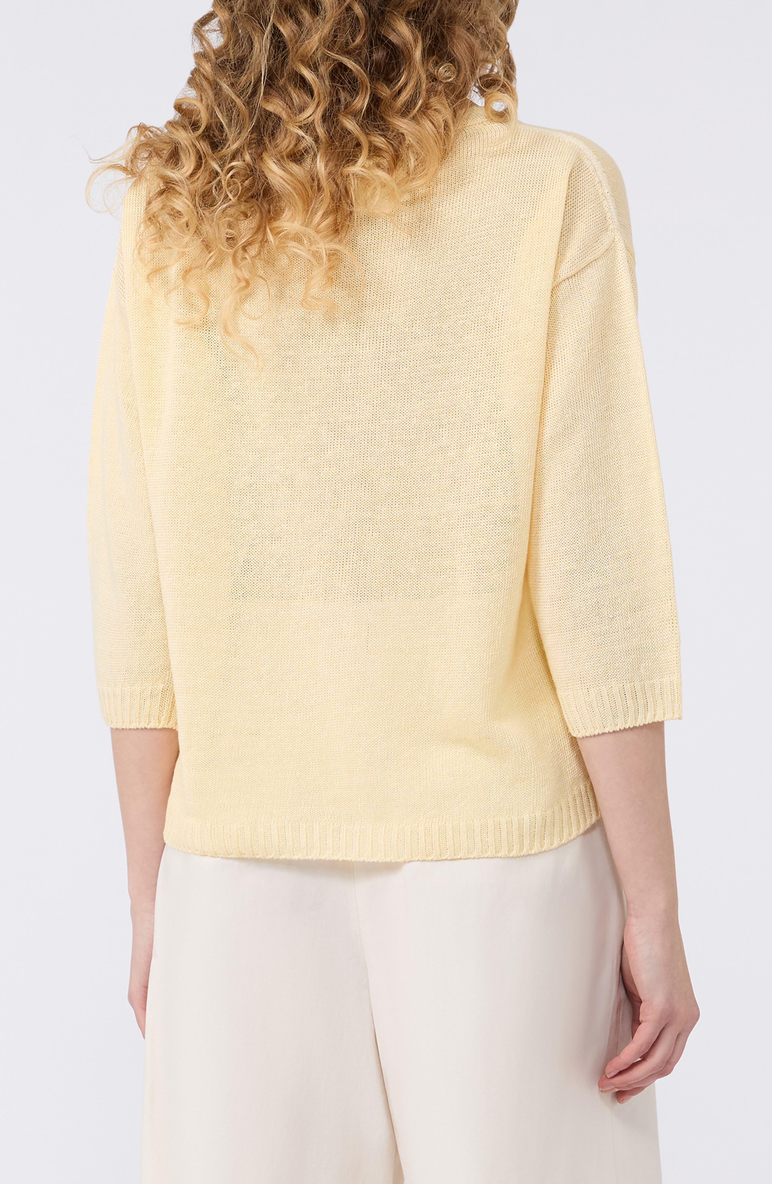 Cannone Linen Sweater - image 2