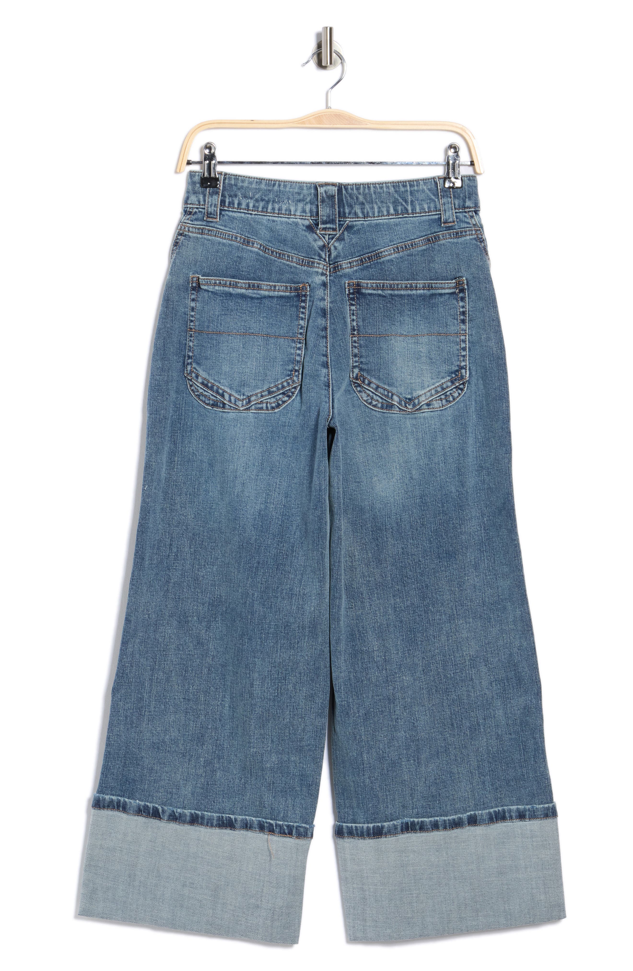 Cuffed Wide Leg Jeans - image 2