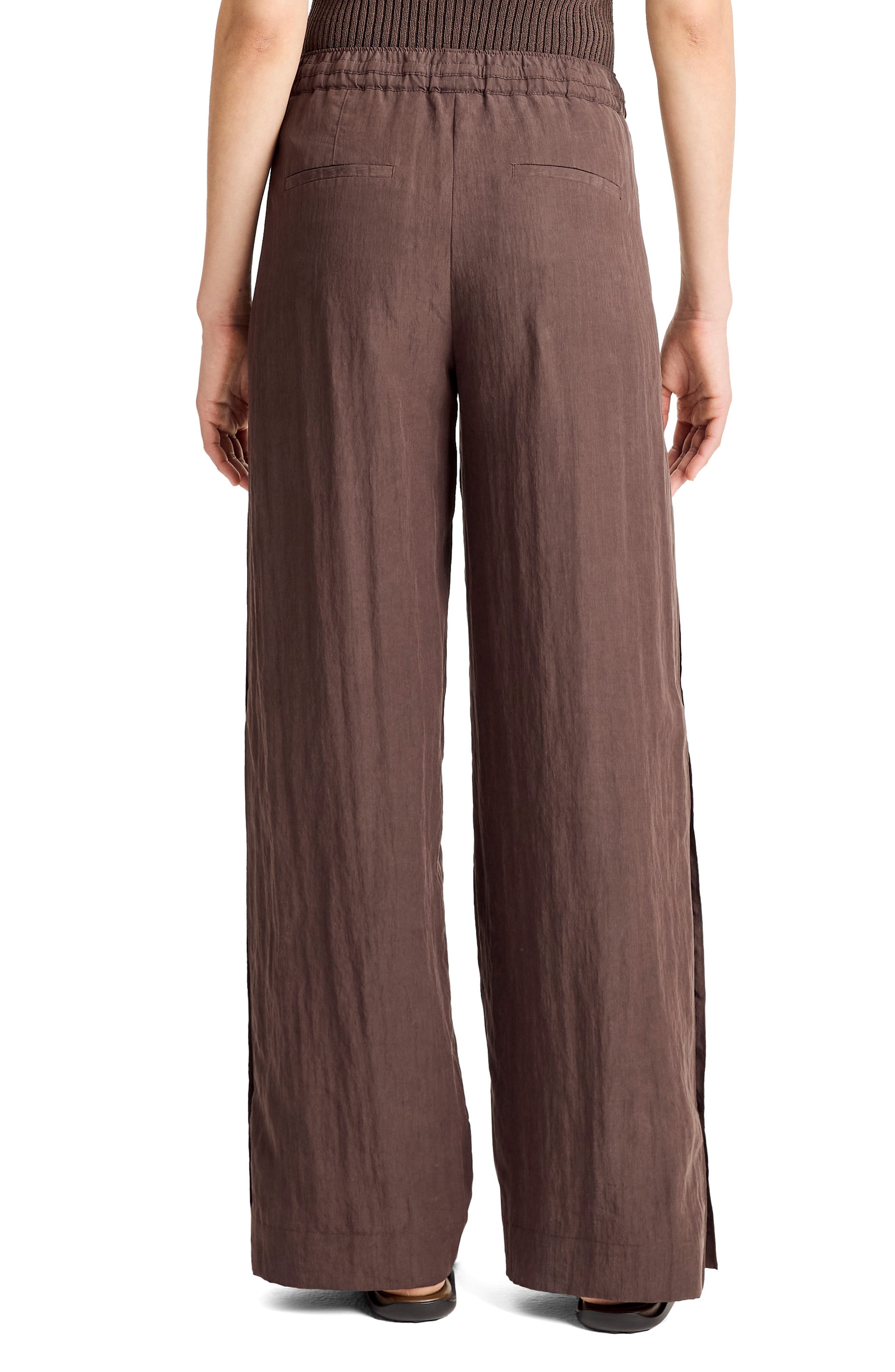 Side Snap Drawstring Pants - image 2