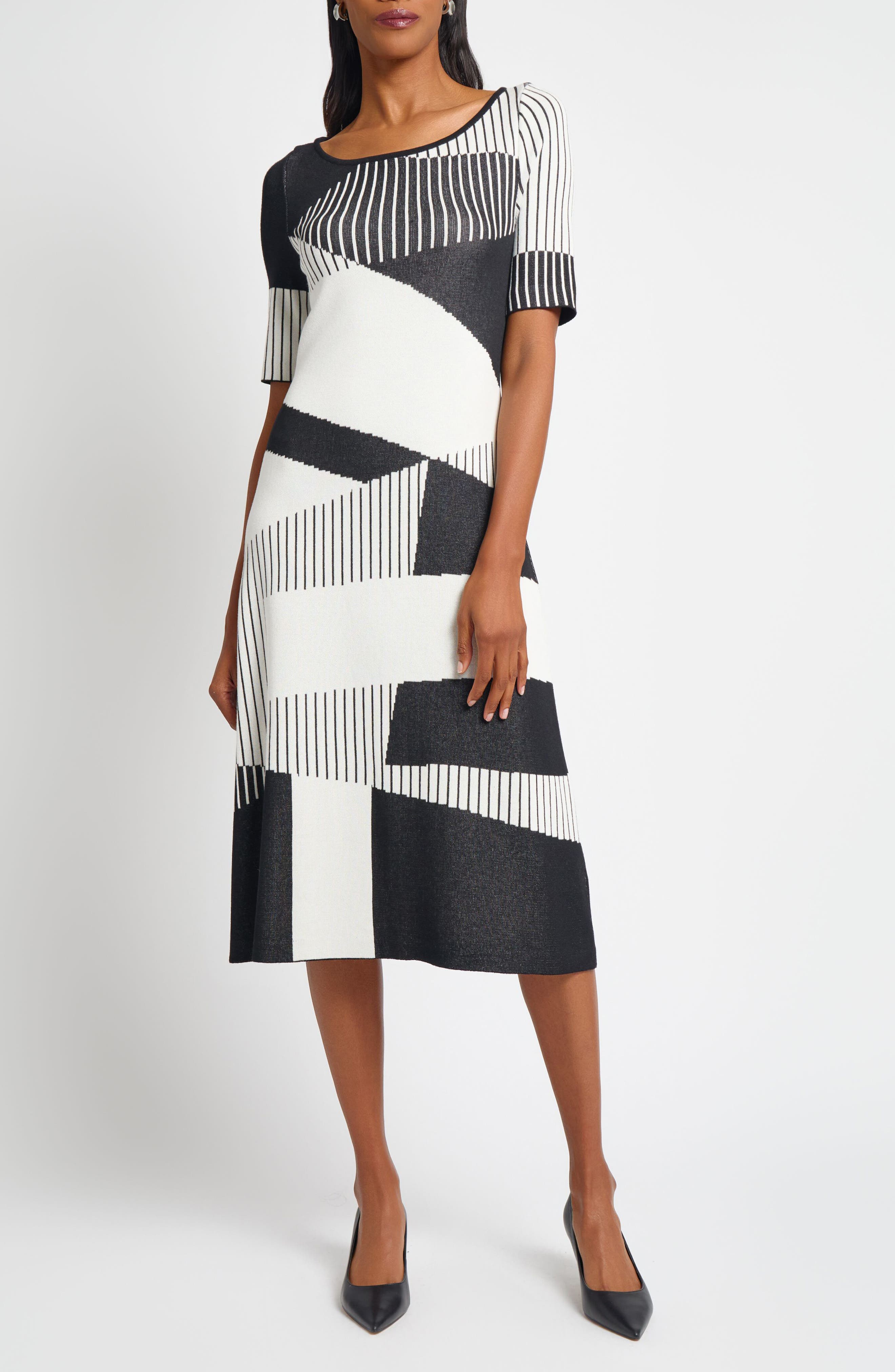 Knit Midi Dress - image 1