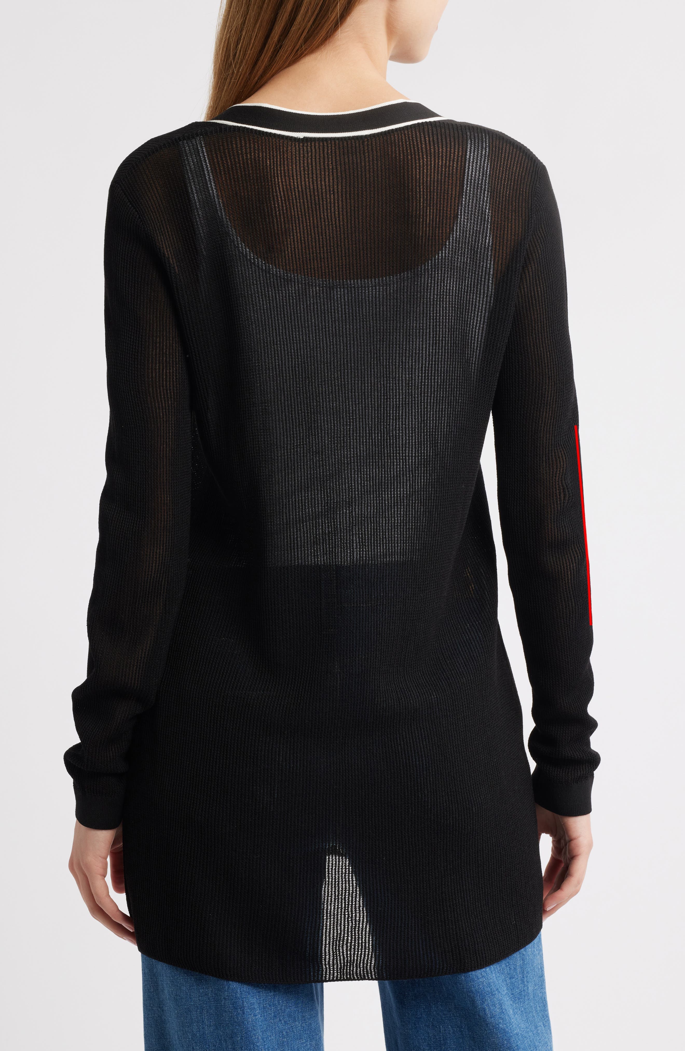 The Varsity Tipped Cardigan - image 2