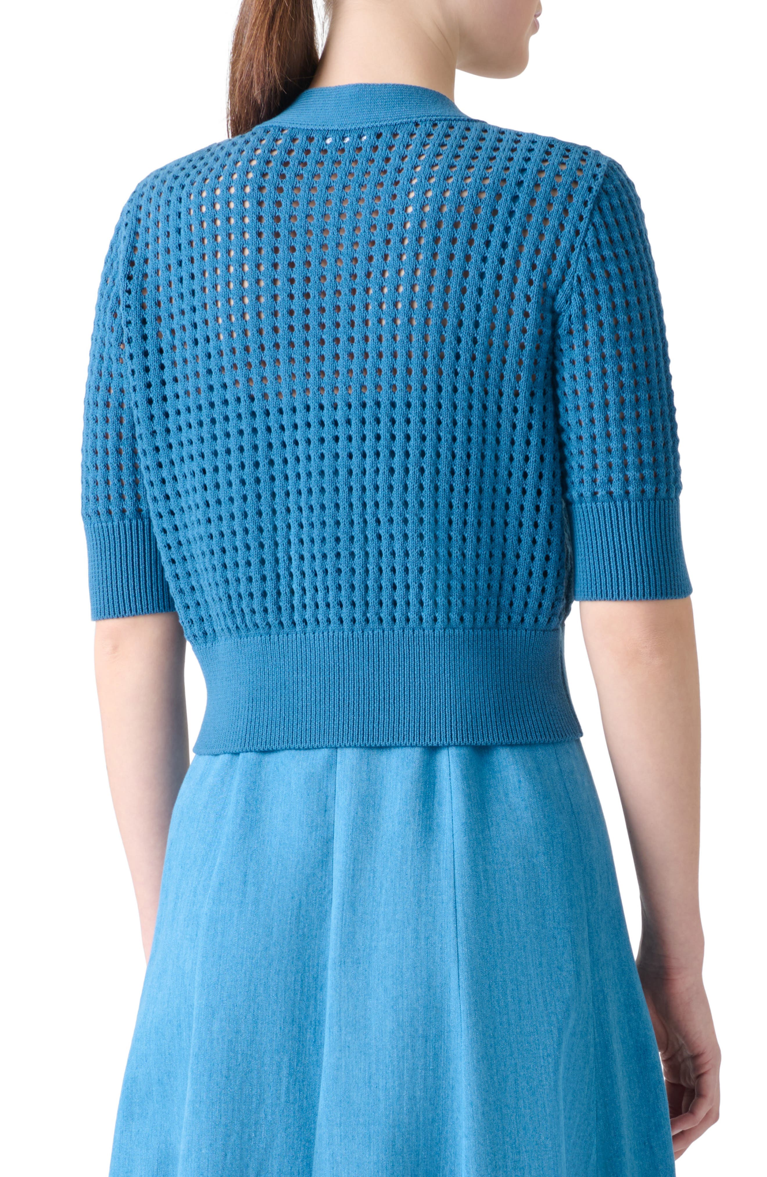 Chunky Mesh Cardigan - image 2