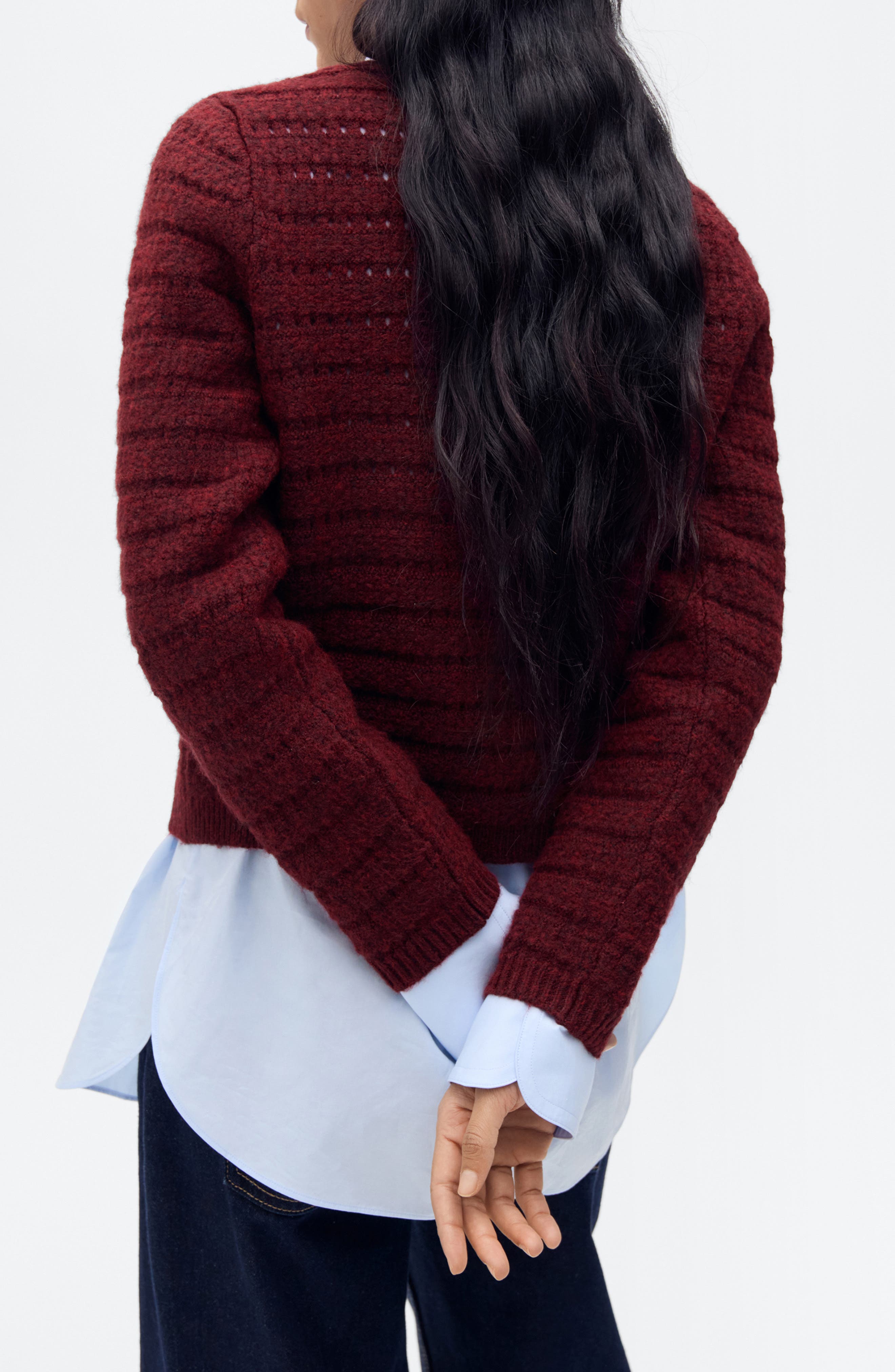 Open Stitch Cardigan - image 2