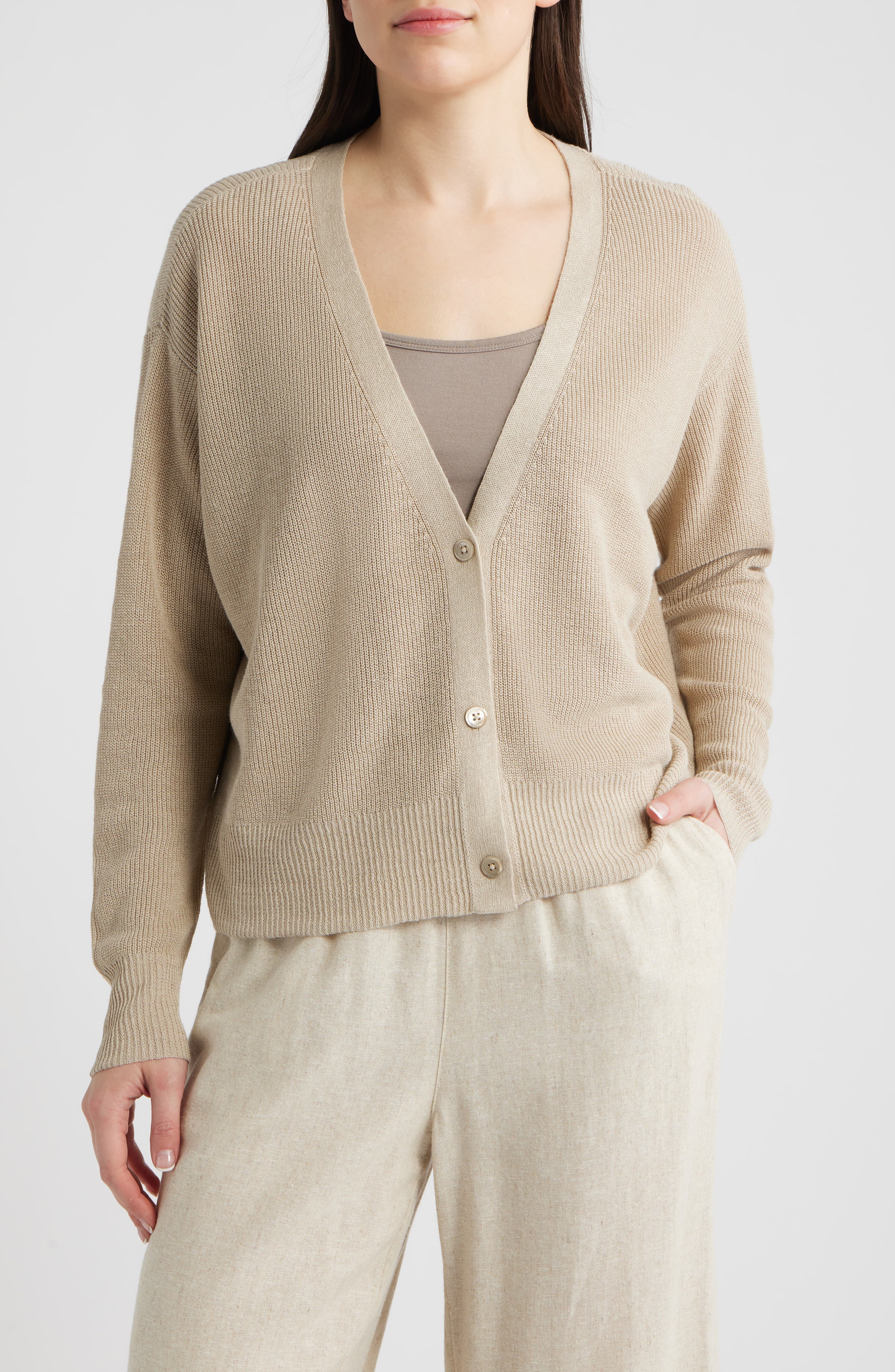 Organic Linen & Organic Cotton Cardigan - image 3