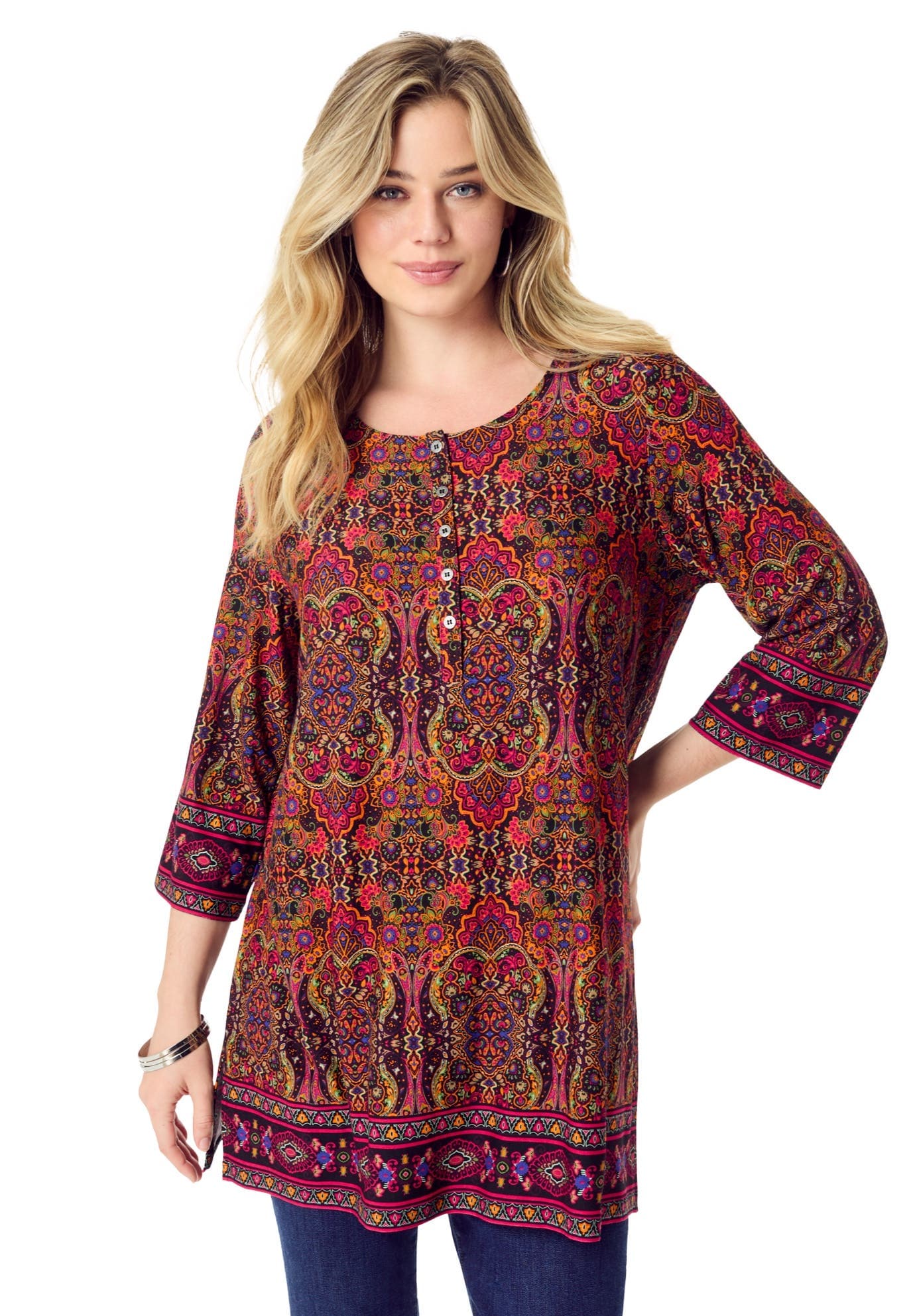 Henley Ultra Drape Tunic - image 3