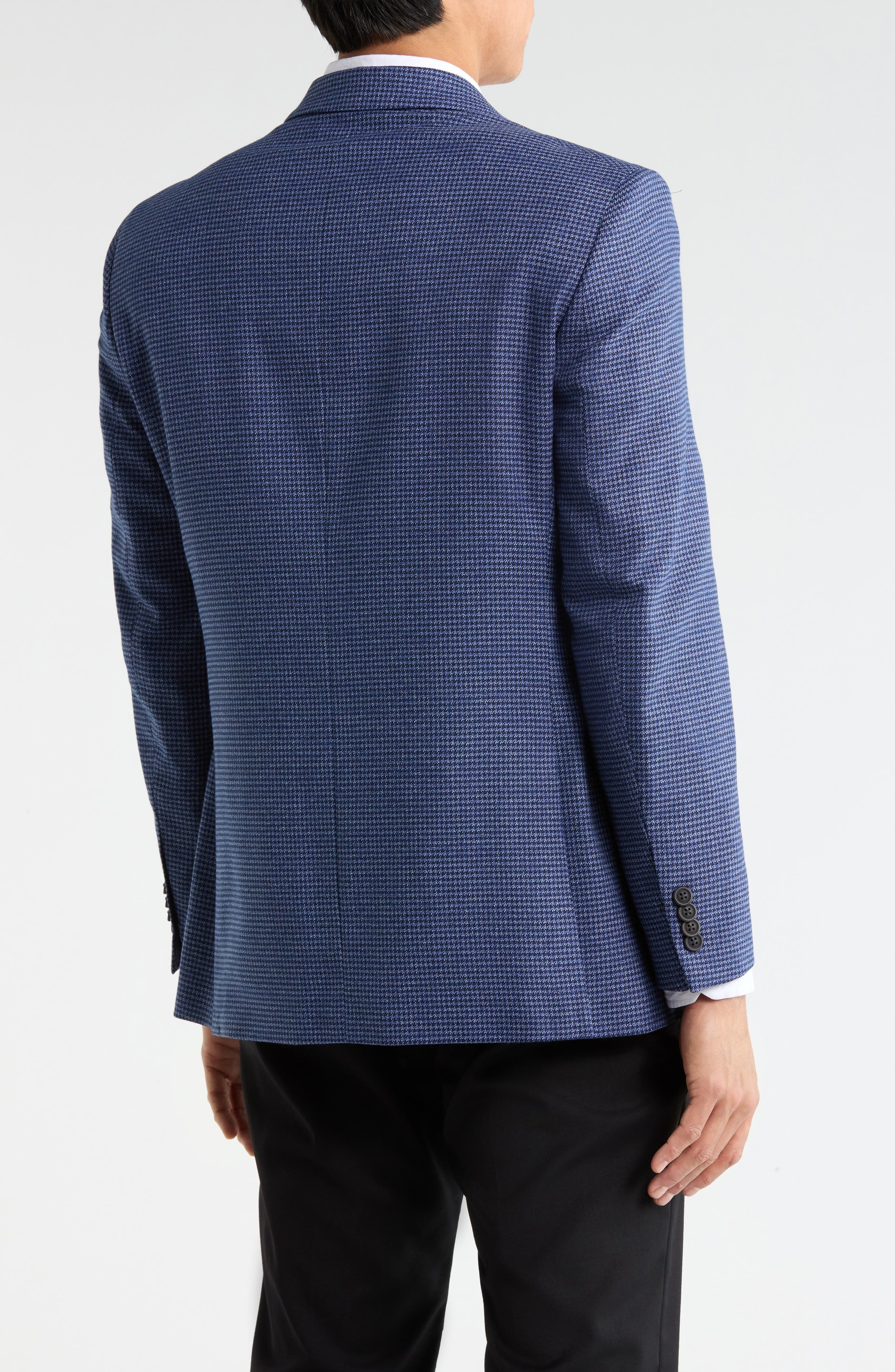 Check Stretch Blazer - image 2