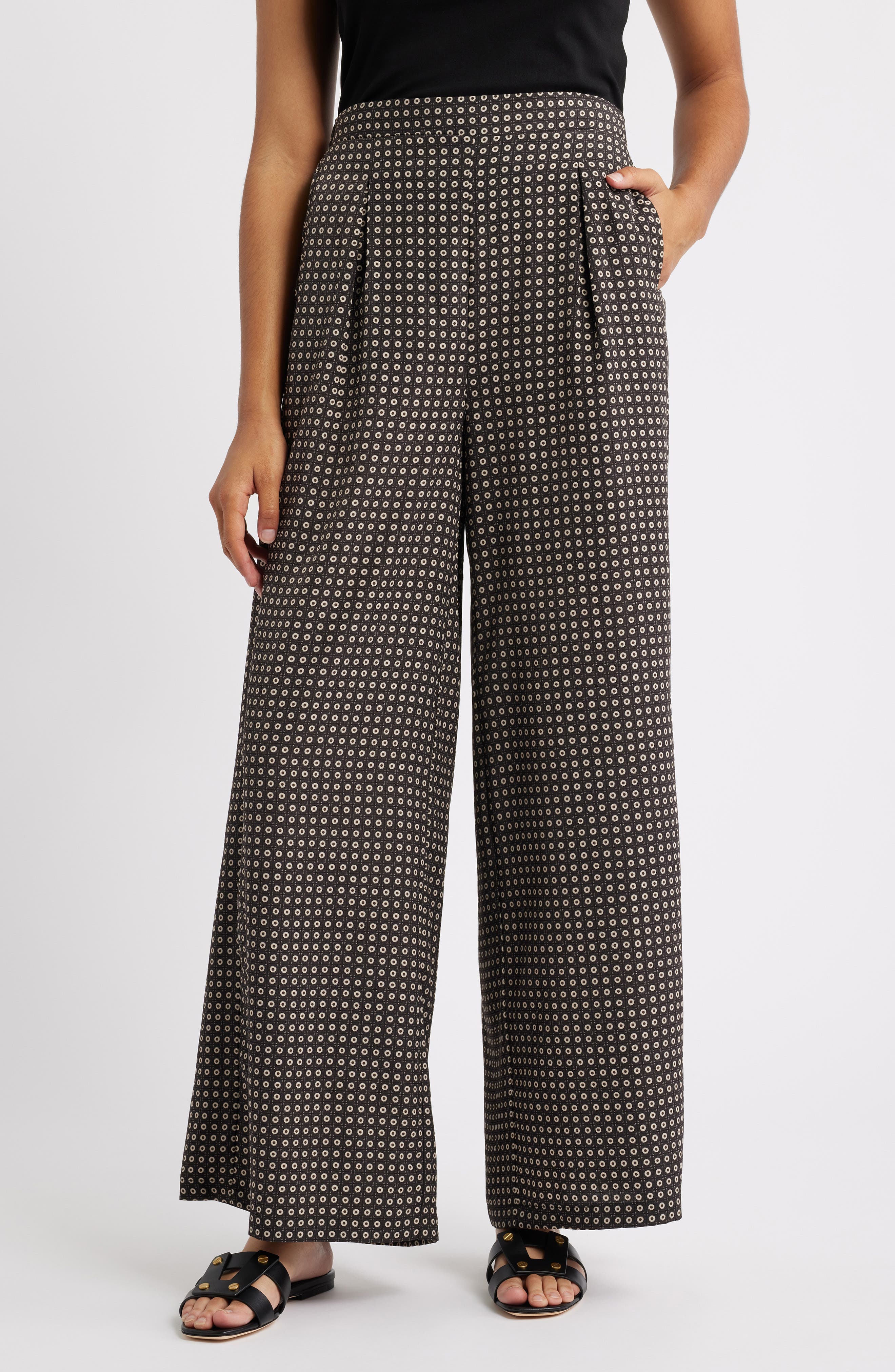 High Waist Wide Leg Pants - image 1