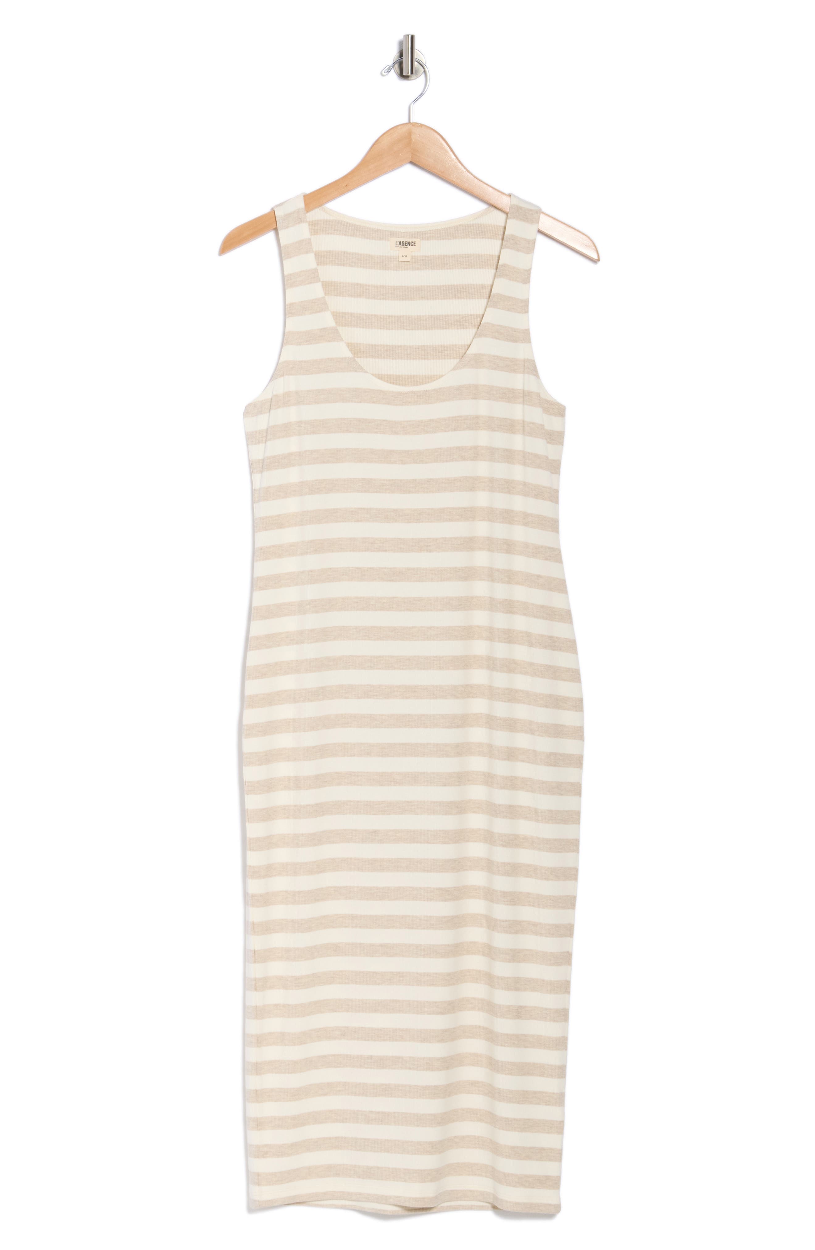 Ivanna Stripe Midi Tank Dress - image 1
