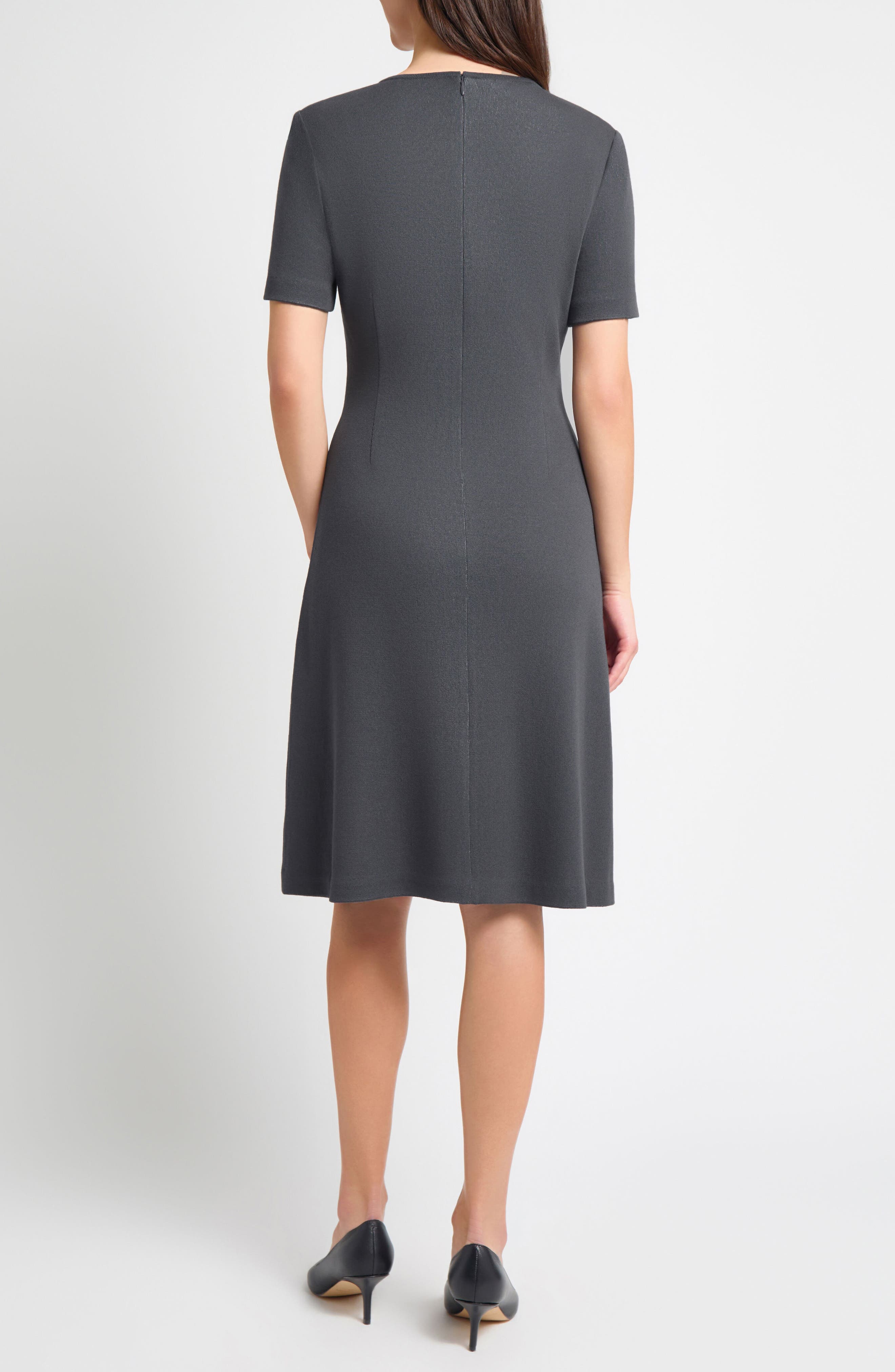 Abstract Floral A-Line Dress - image 2