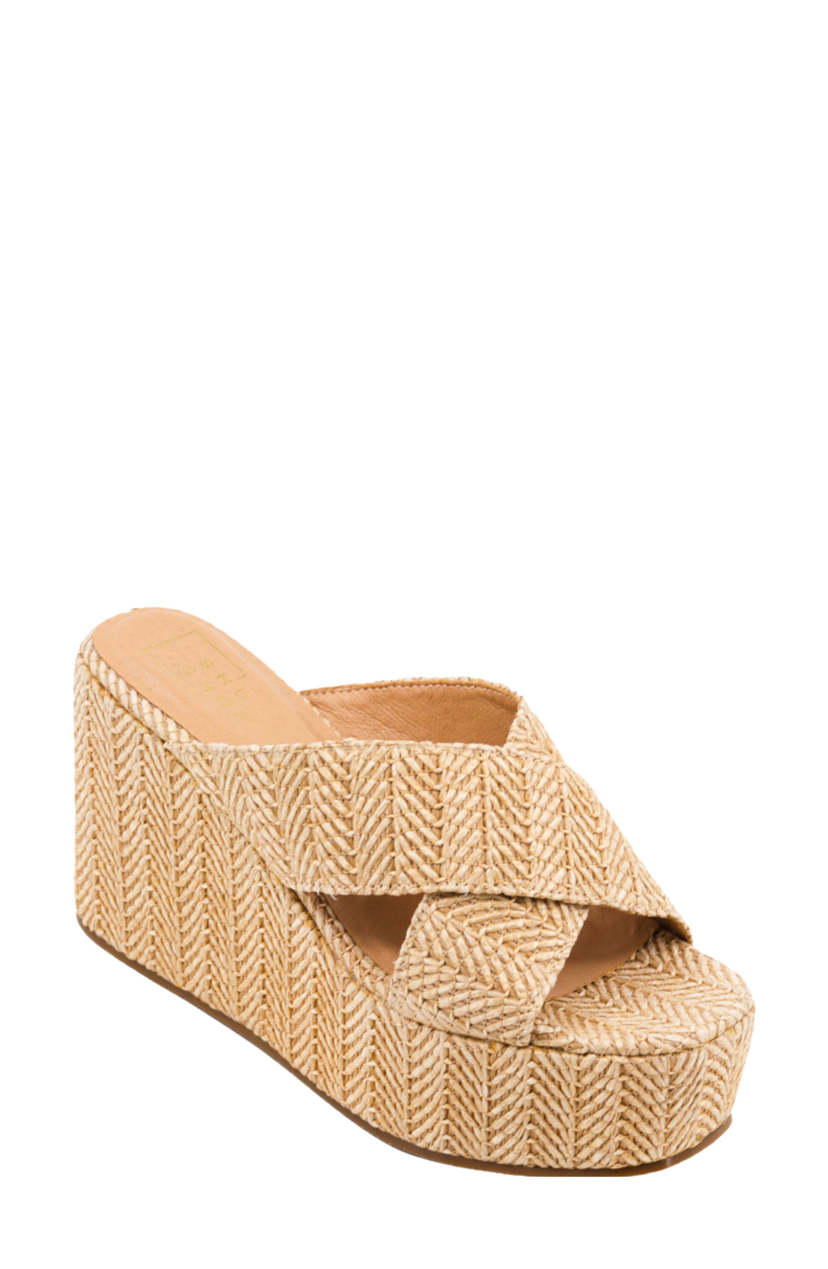Ludovica Platform Wedge Slide Sandal - image 1