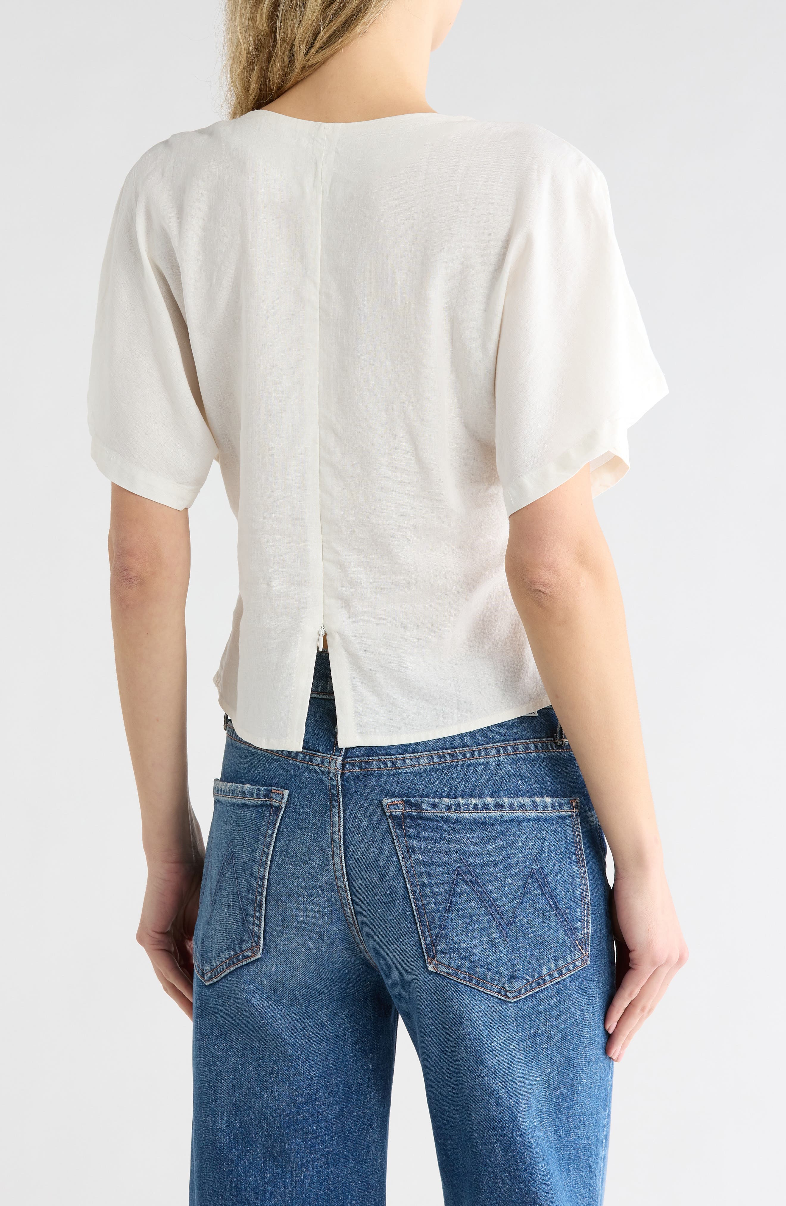Silvana Linen Blend Top - image 2