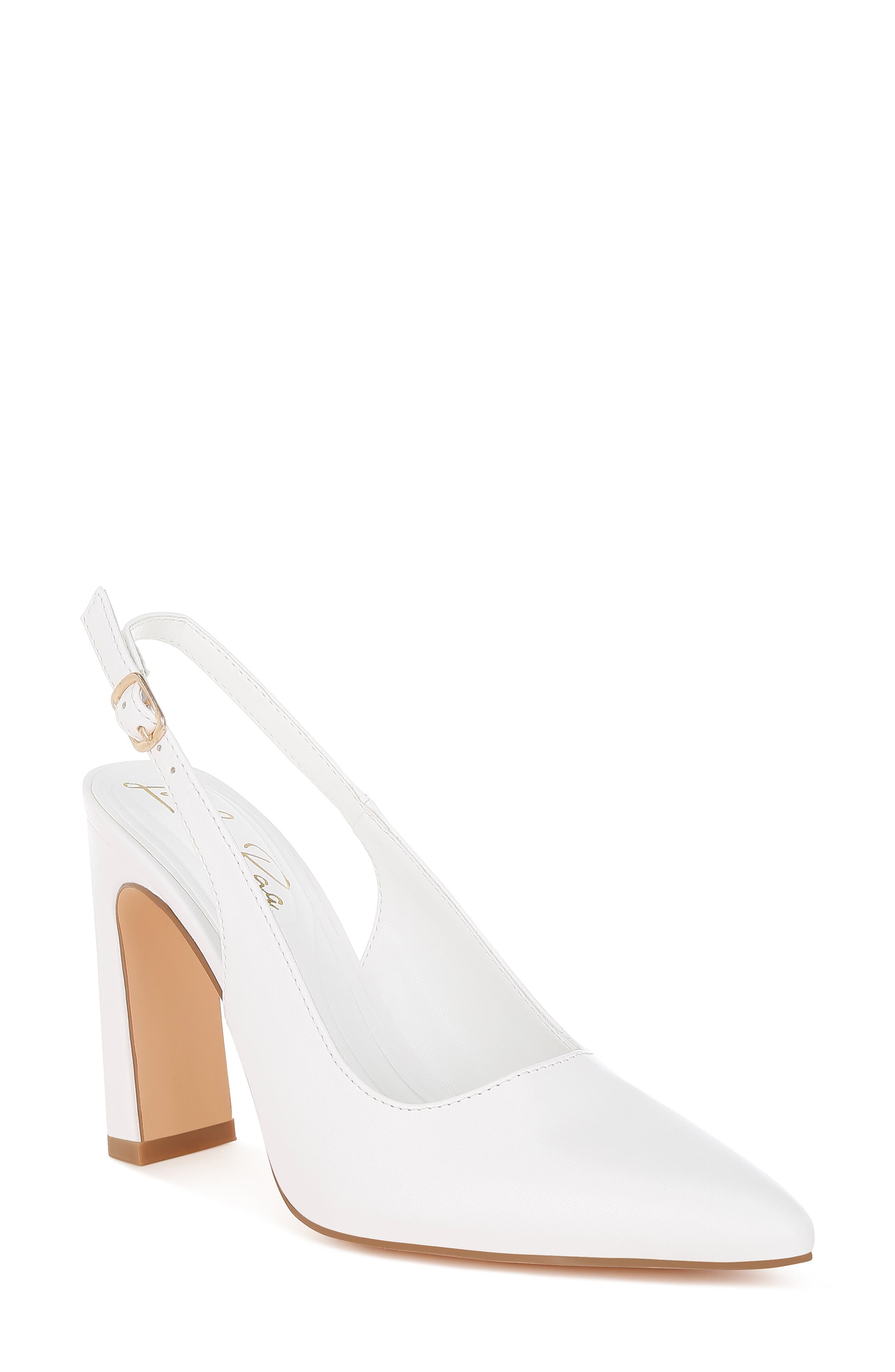 Sarka Block Heel Slingback Pump - image 1