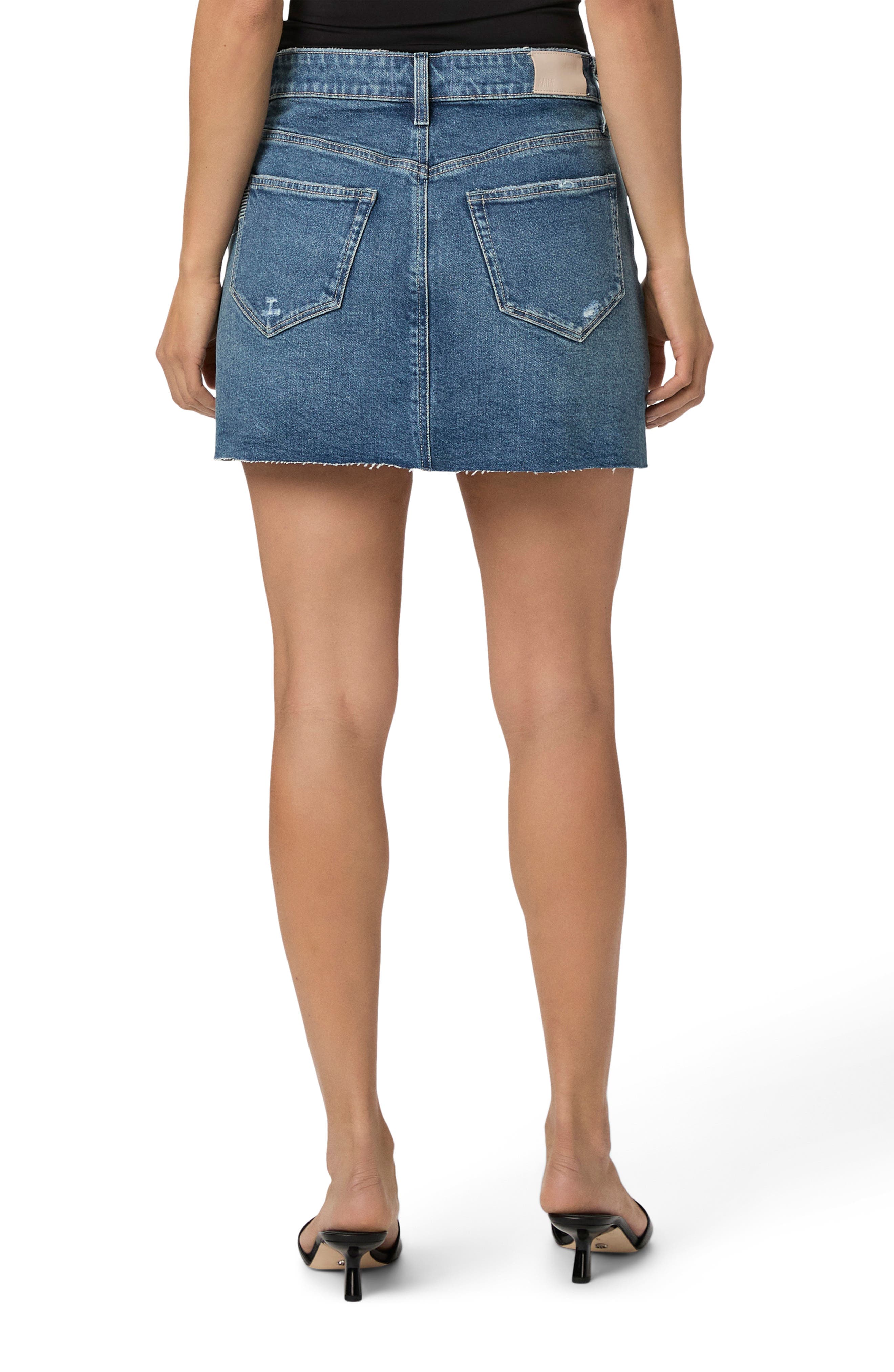 Jessie Button Front Miniskirt - image 2