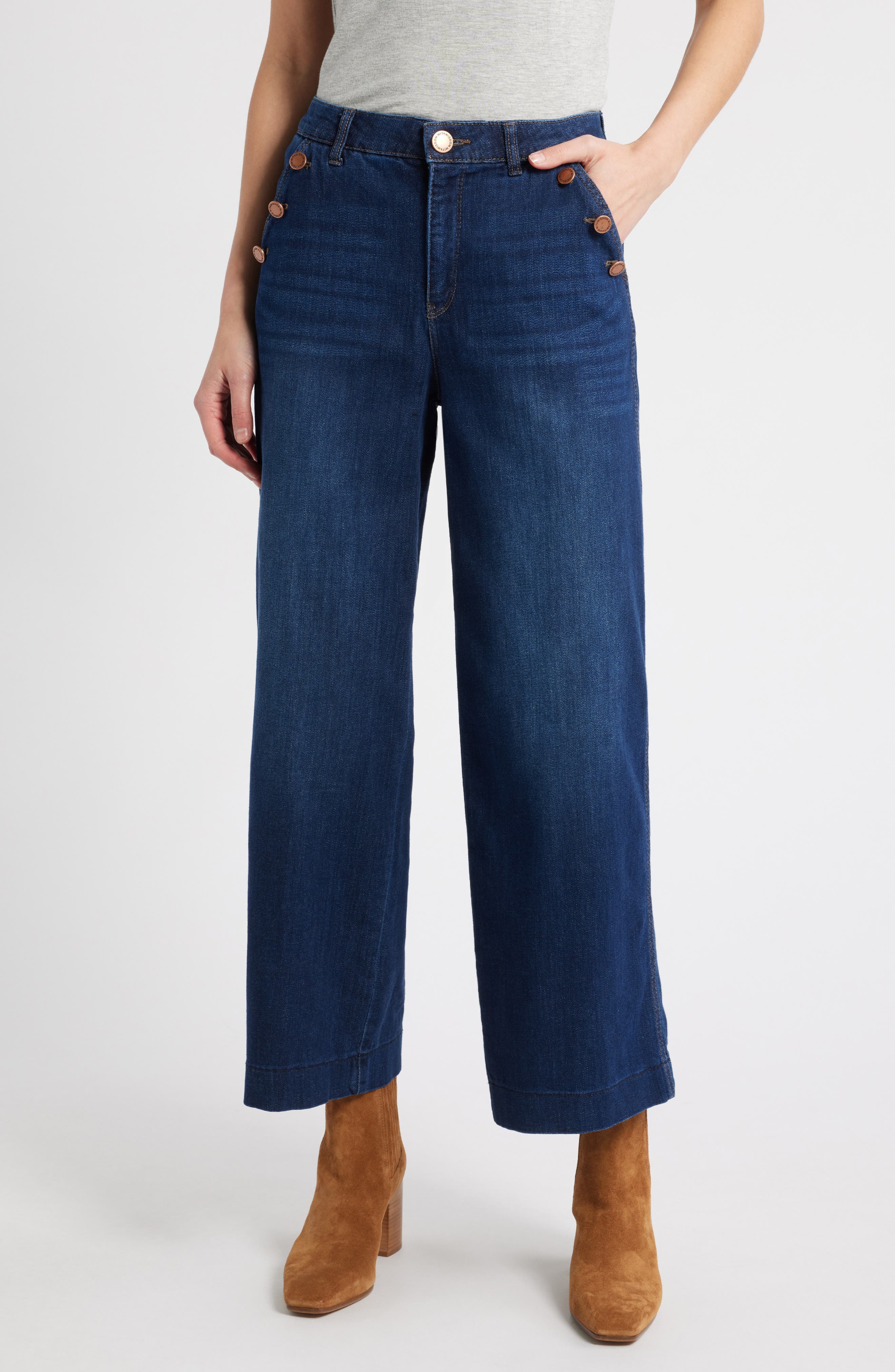 'Ab'Solution Sailor Wide Leg Jeans - image 1