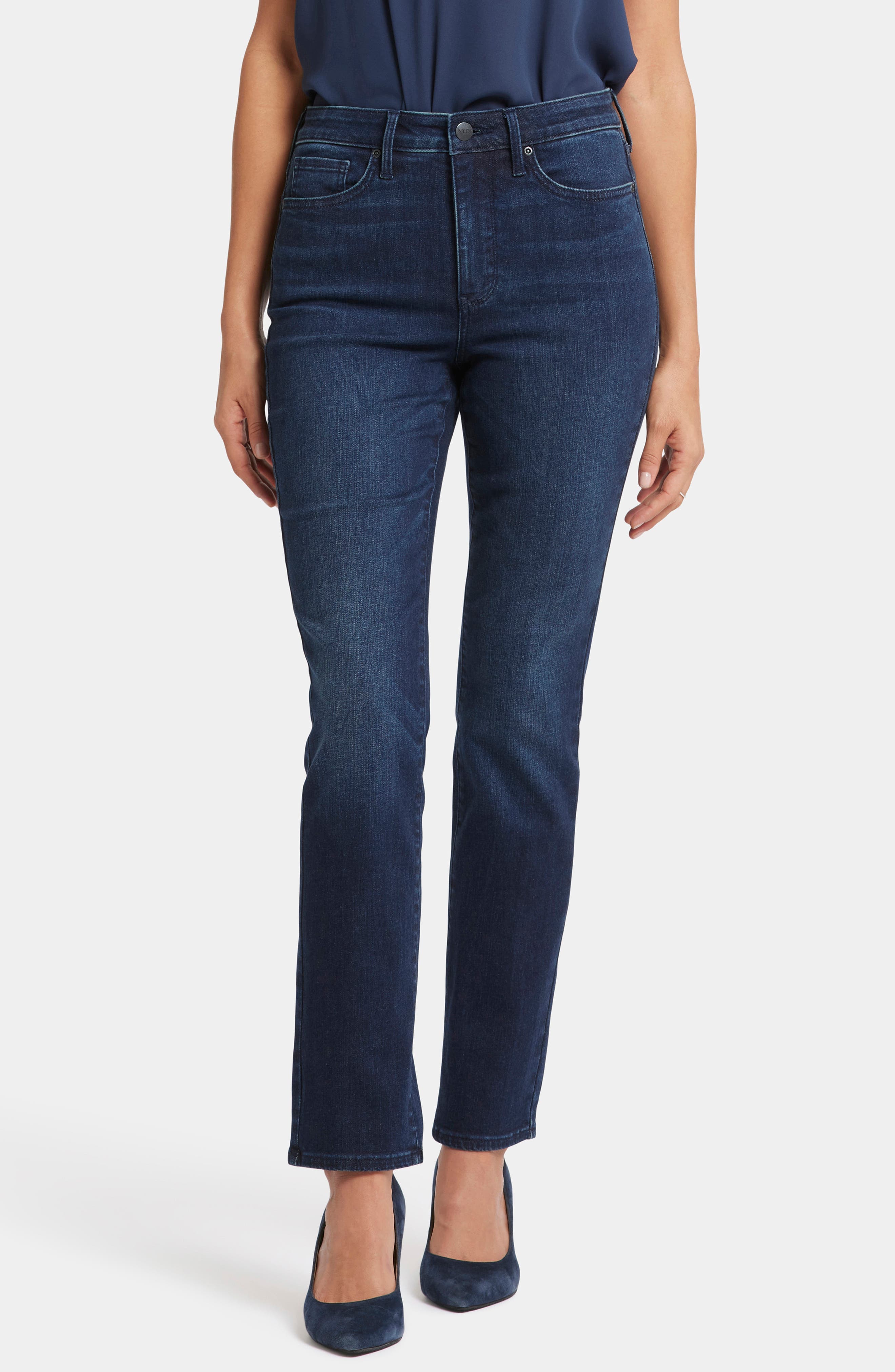 Sheri High Waist Slim Leg Jeans - image 1