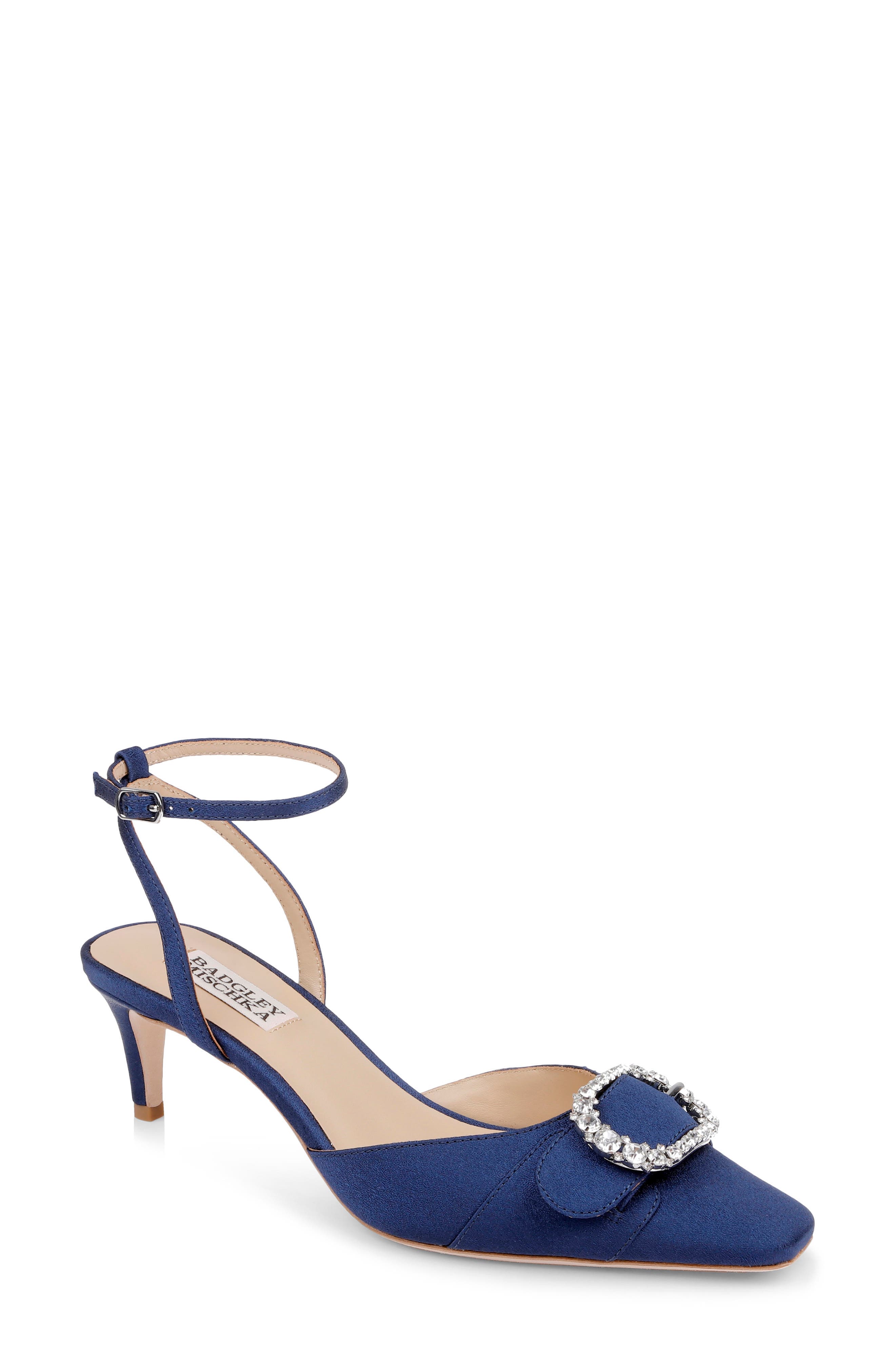Odesza Kitten Heel Ankle Strap Pump - image 5