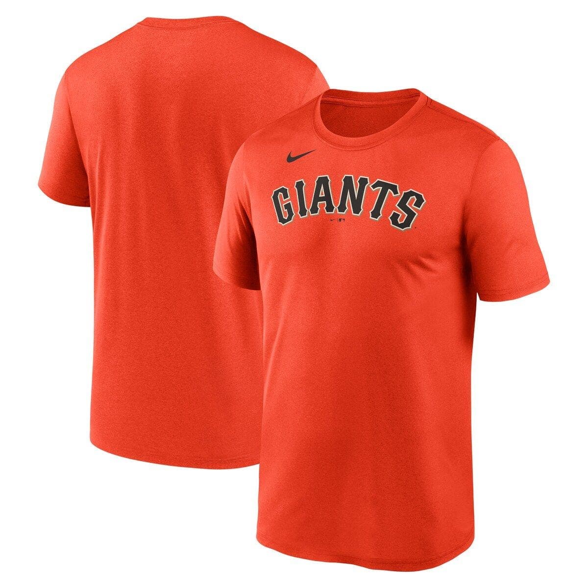 Men's Nike Orange San Francisco Giants New Legend Wordmark T-Shirt - image 1