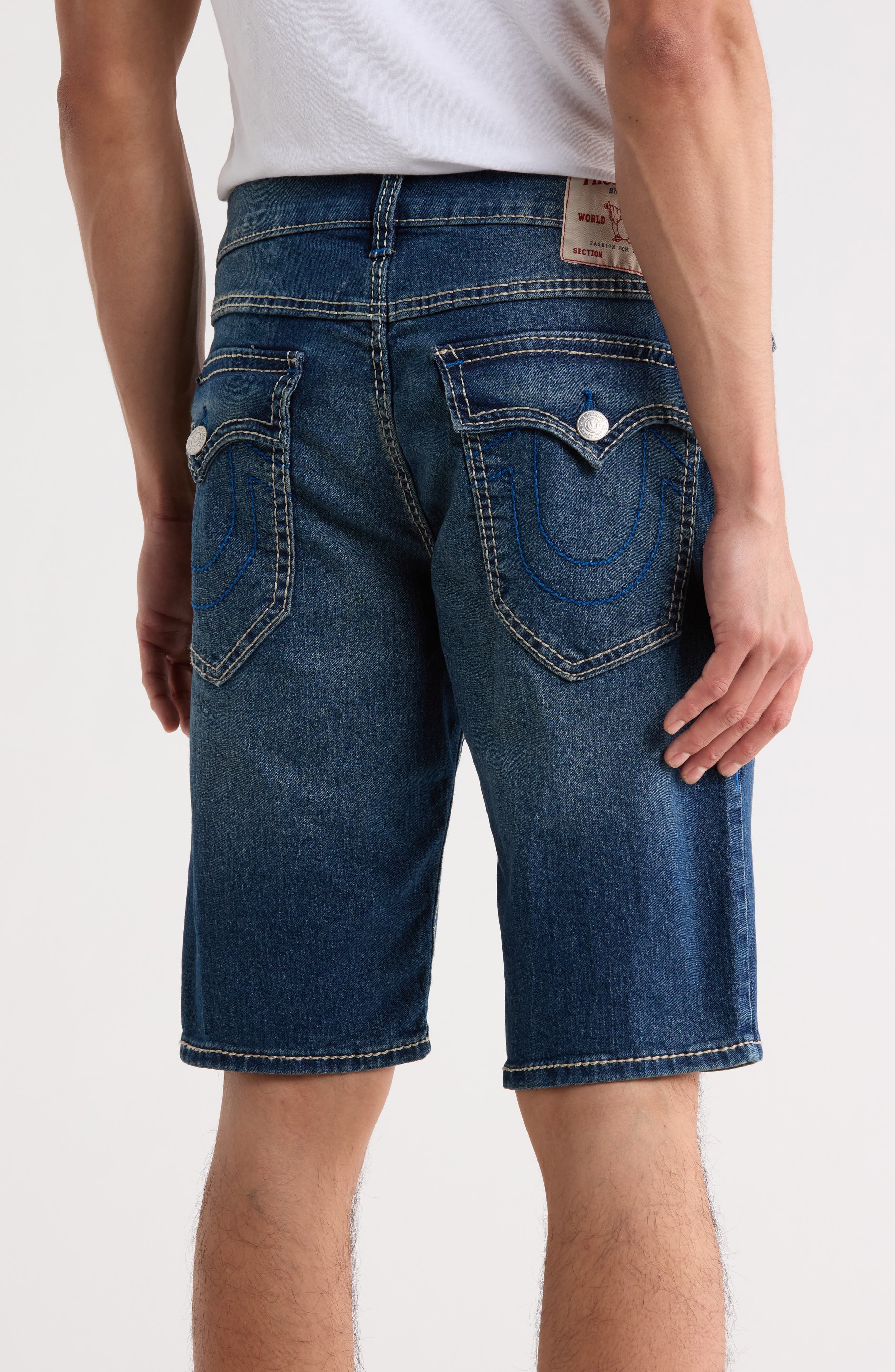 Ricky Big 'T' Flap Pocket Denim Shorts - image 2