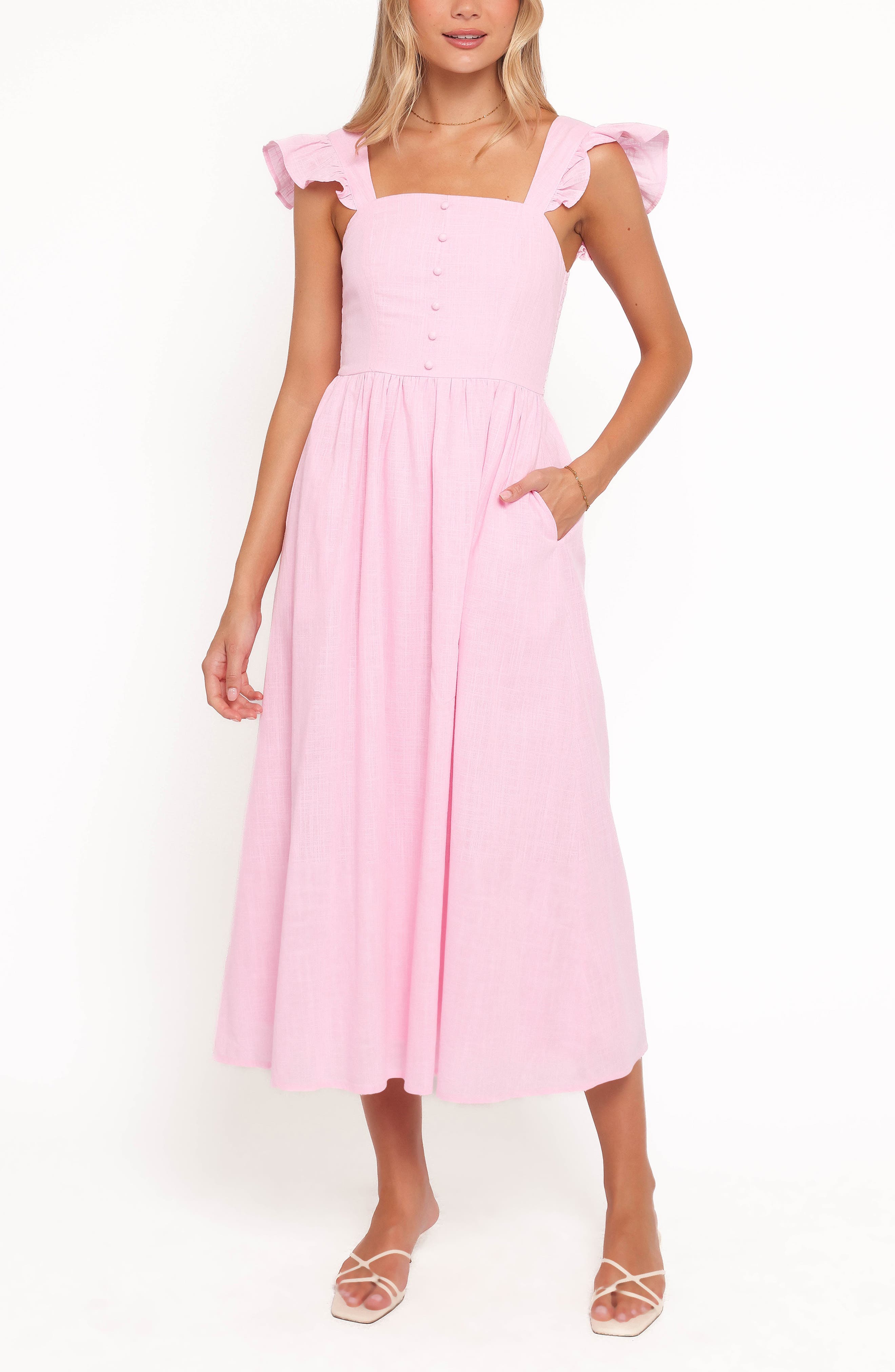 Tiarne Fit & Flare Midi Dress - image 1