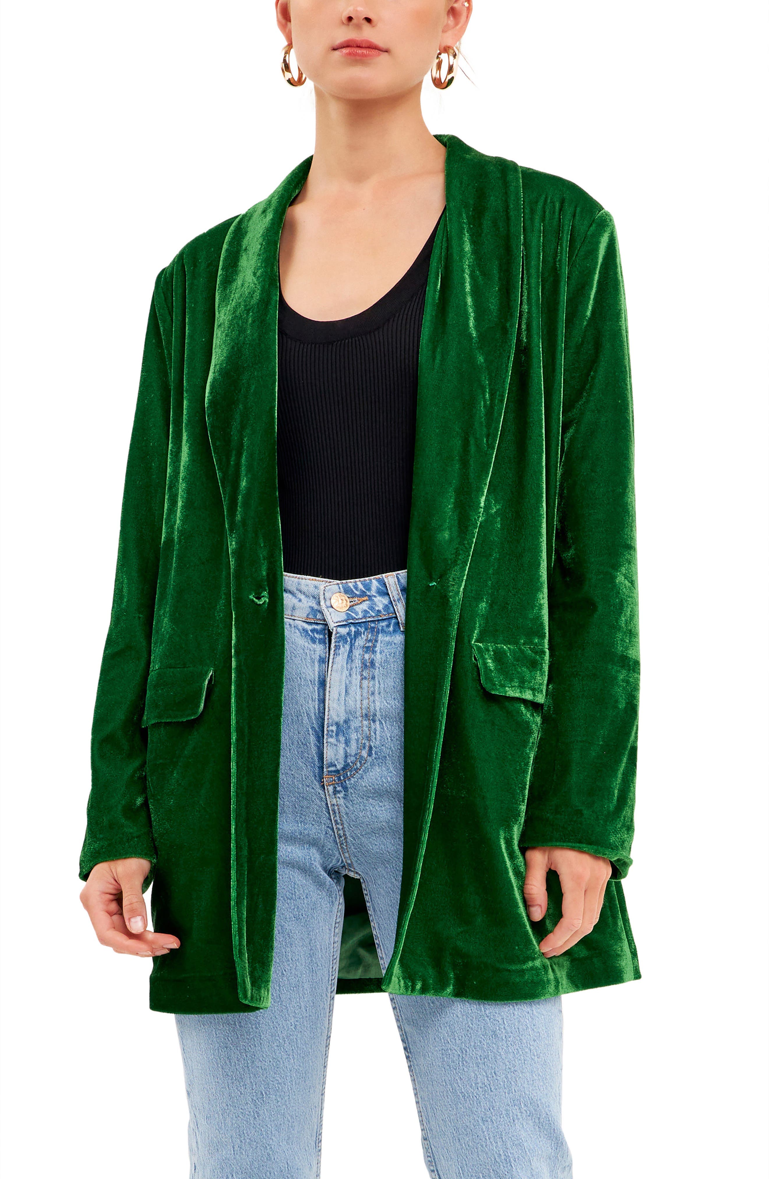 Velvet Blazer - image 1
