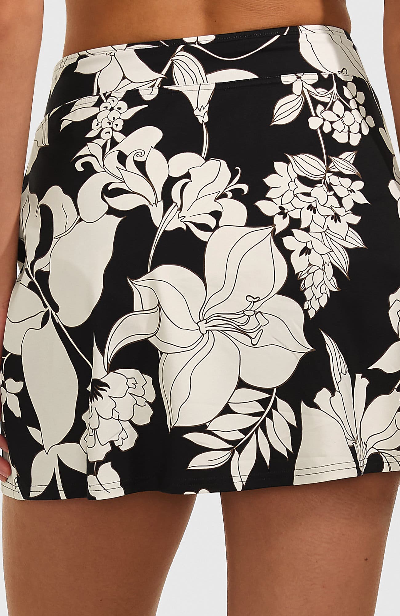 Tummy Control Skirt Swim Bottoms - image 4