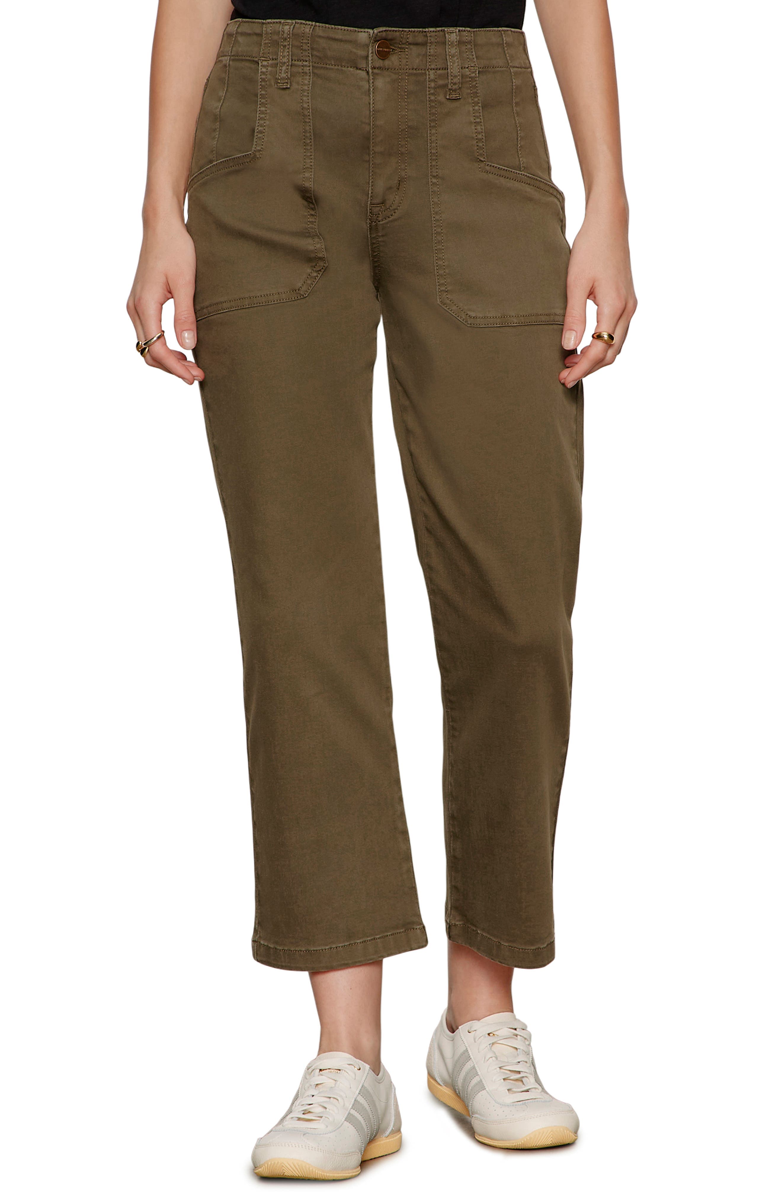 Retreat Mid Rise Crop Straight Leg Utility Pants - image 5