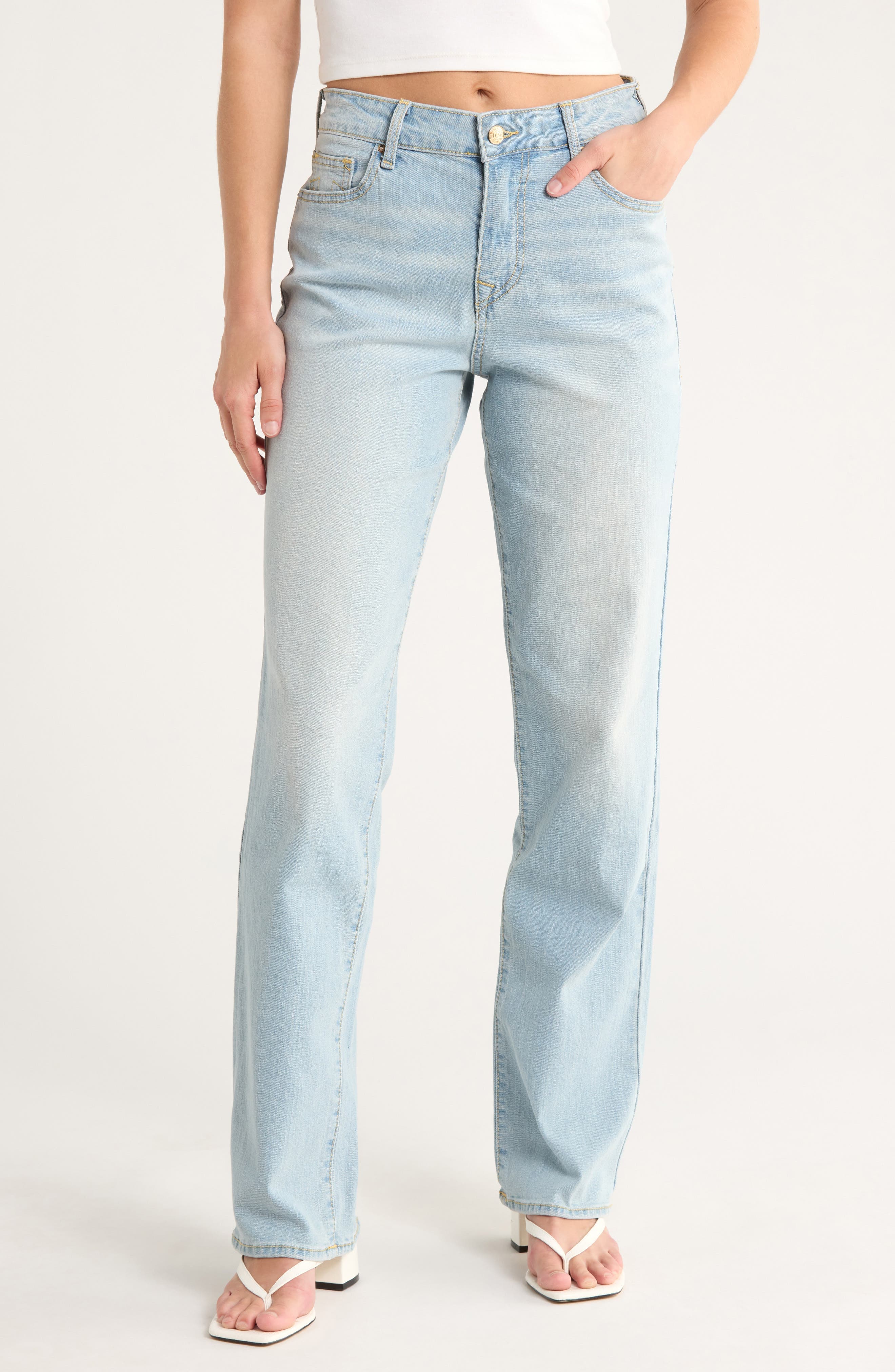 Sarah High Waist Straight Jeans - image 1