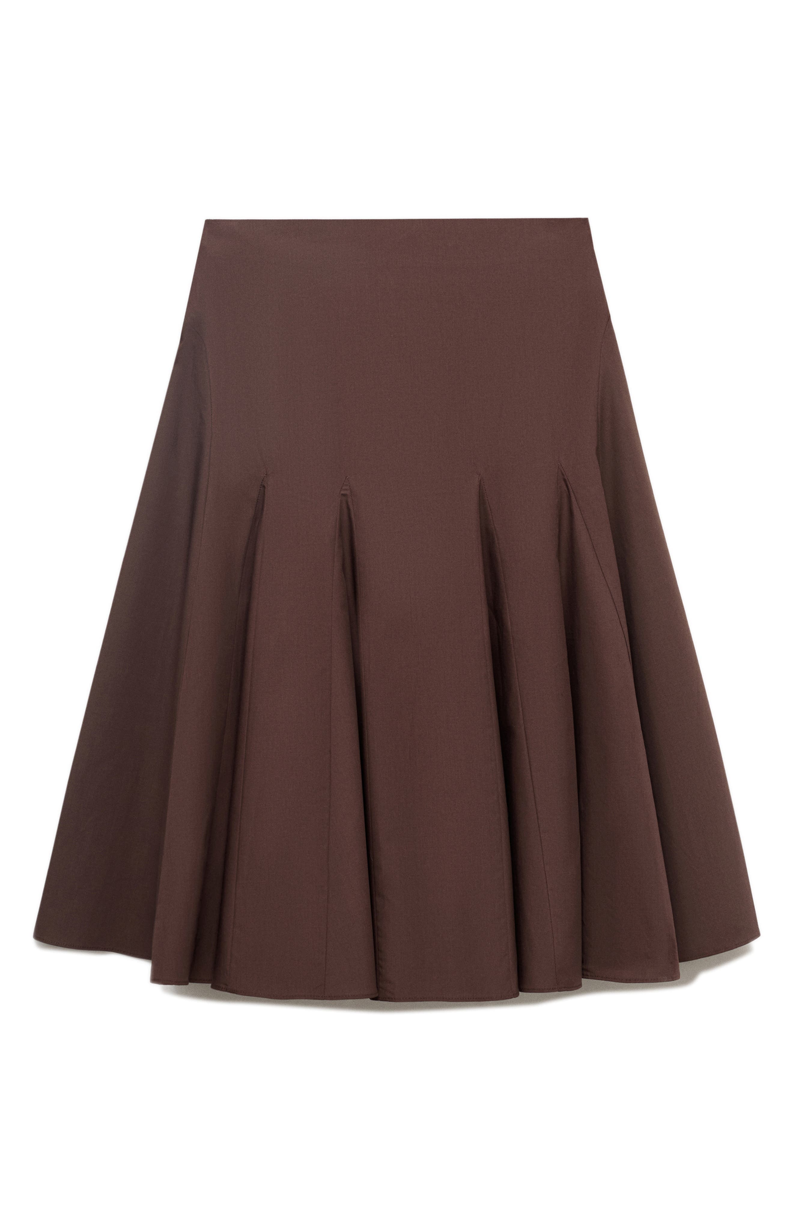 Pleat Midi Skirt - image 1