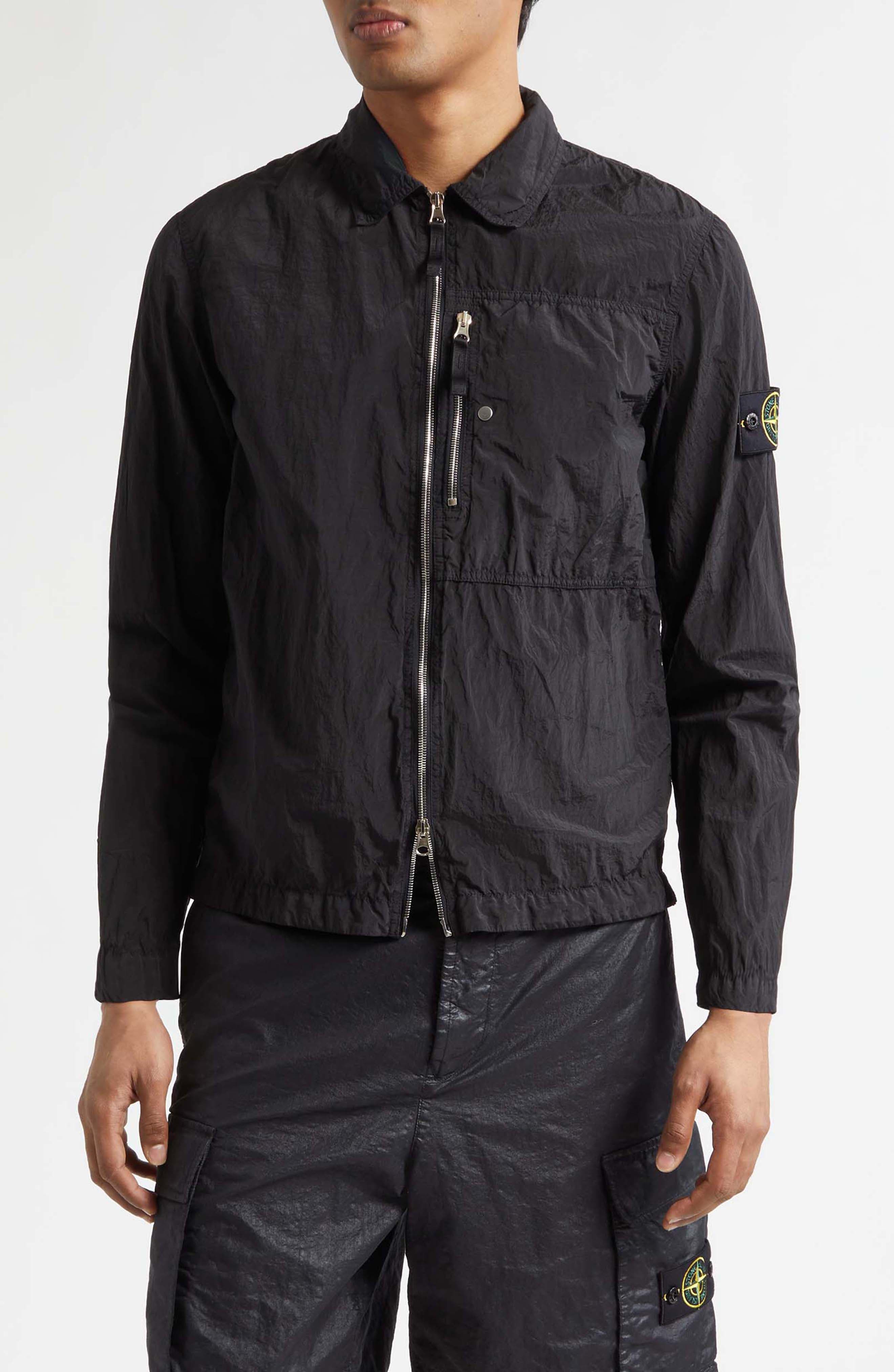 Regular Fit Coated Overshirt - image 1
