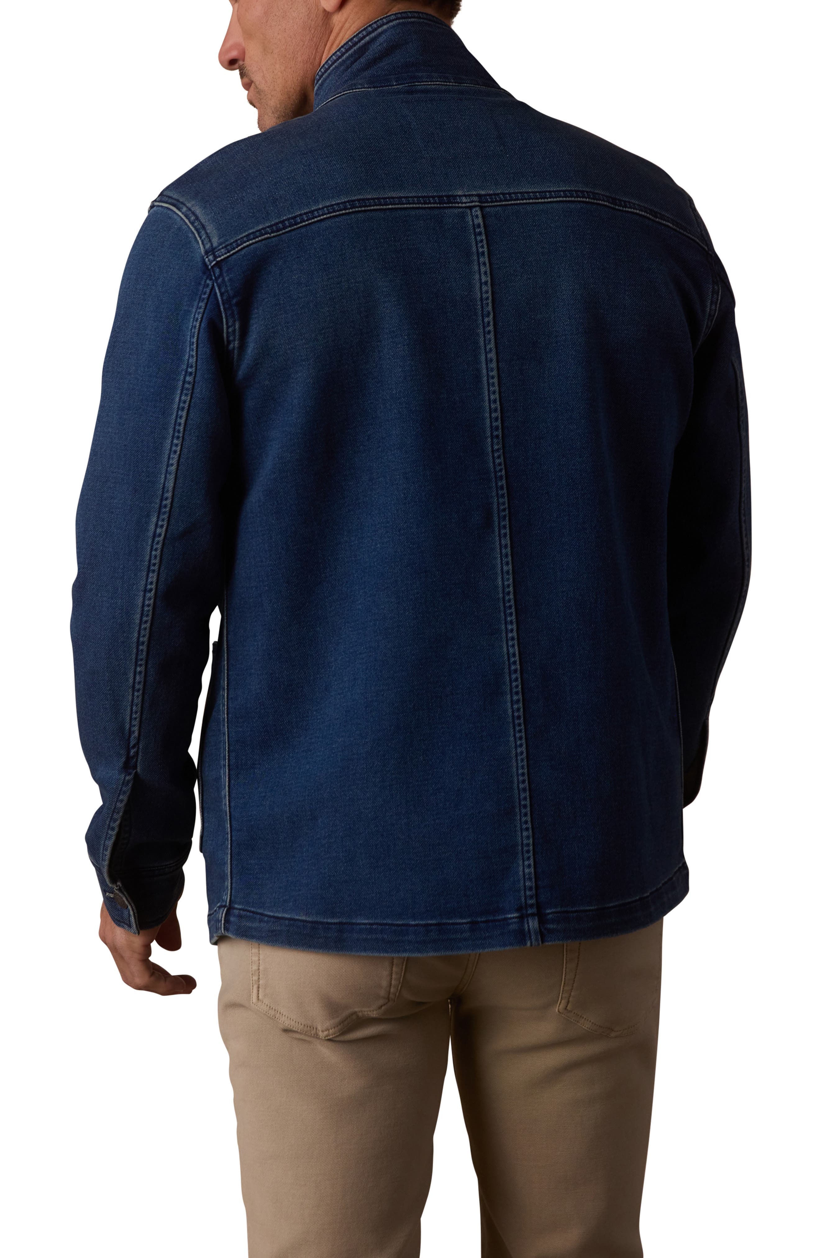Comfort Terry Denim Chore Coat - image 2