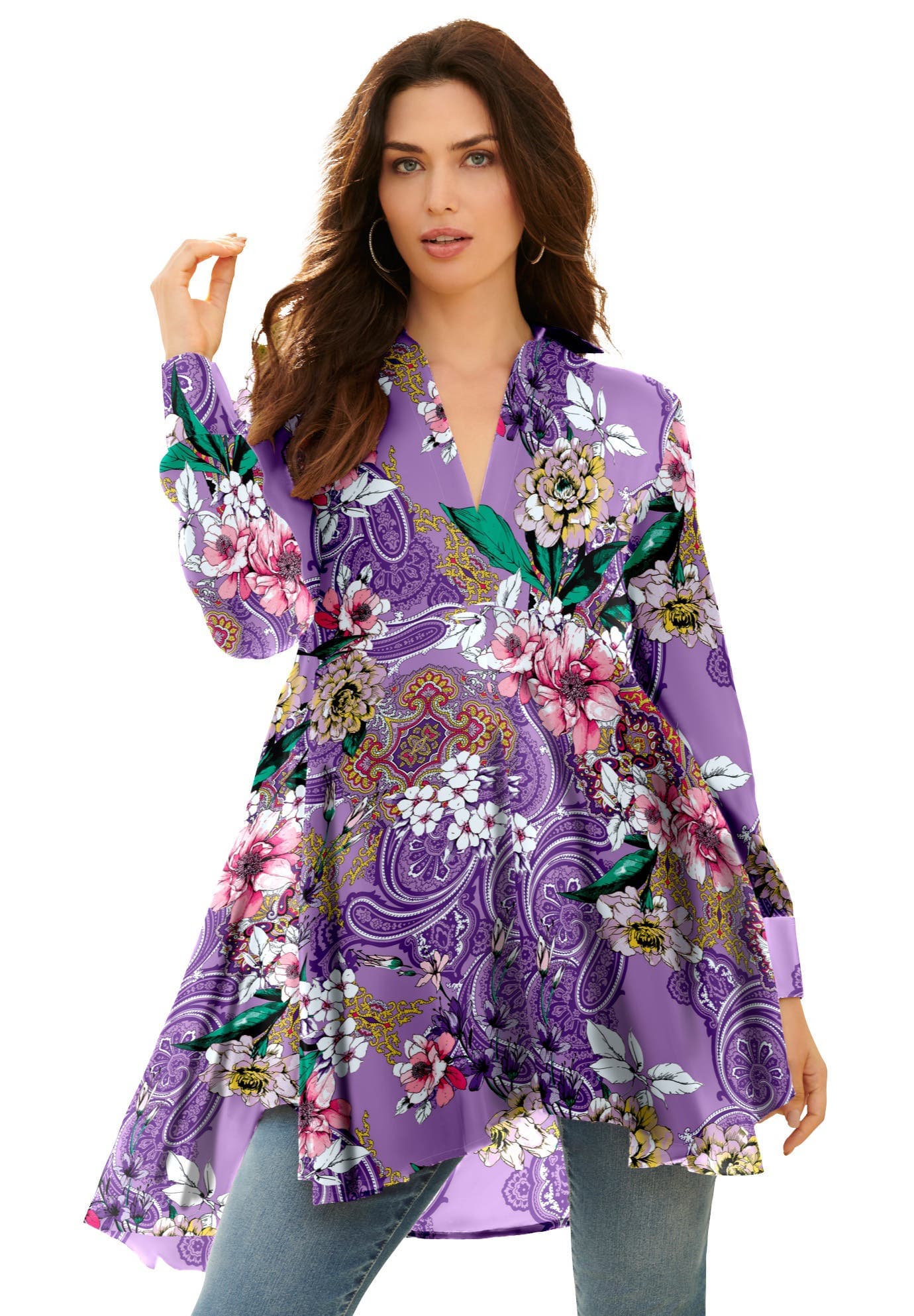 Hand Crinkled Fit And Flare Tunic - image 3