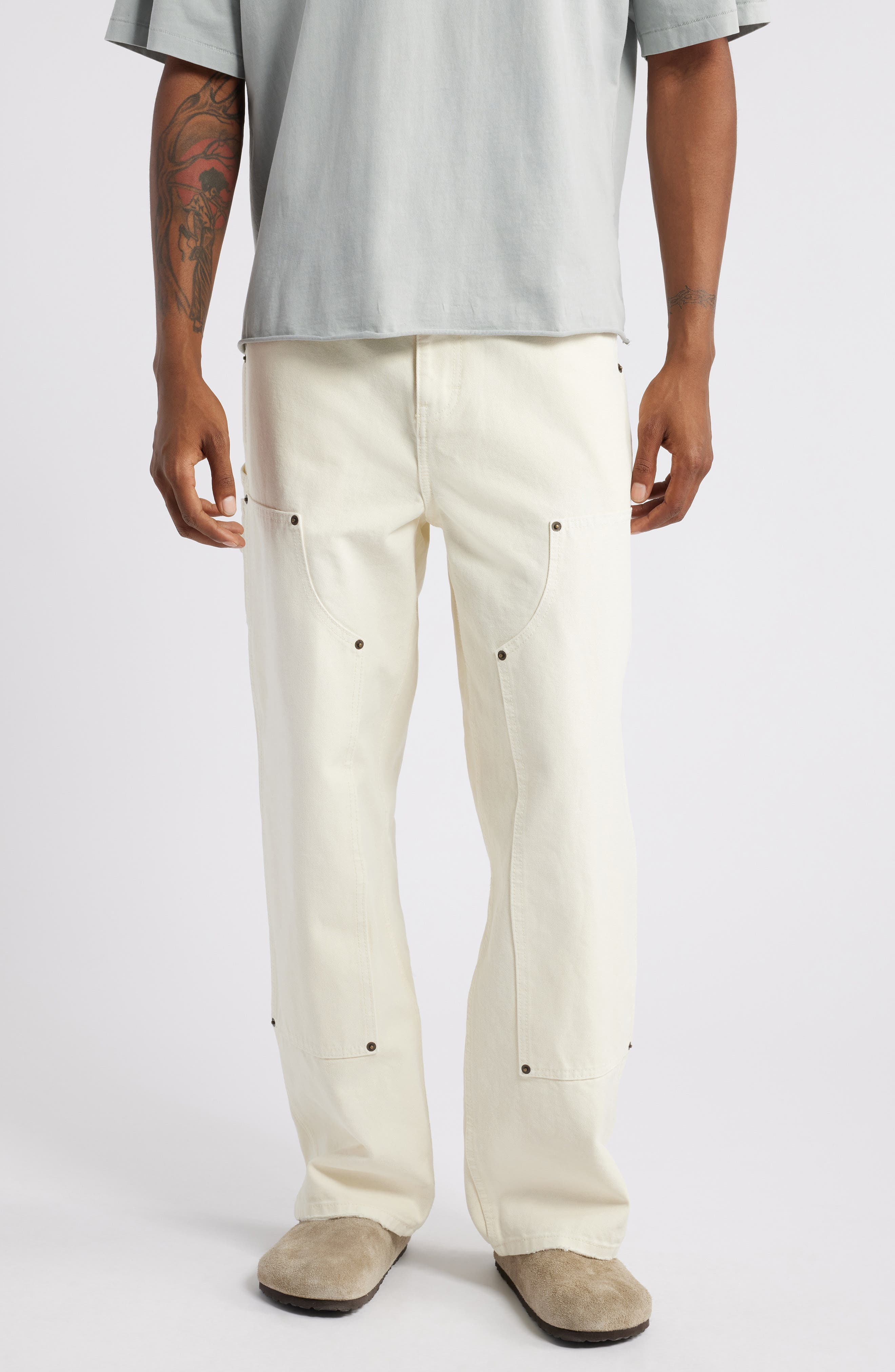 Relaxed Fit Denim Carpenter Pants - image 1