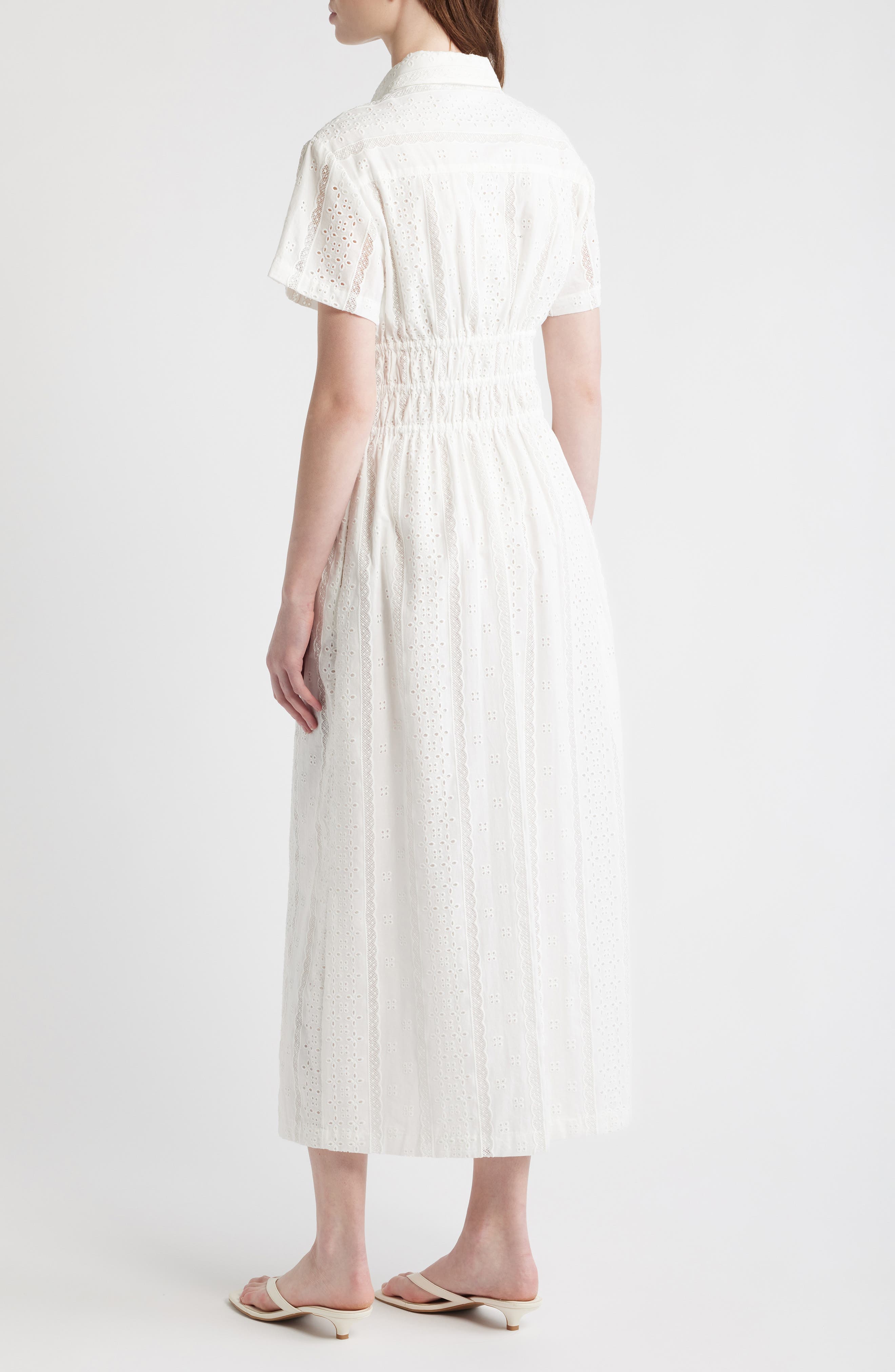 The Jamie Eyelet Nap Midi Shirtdress - image 2