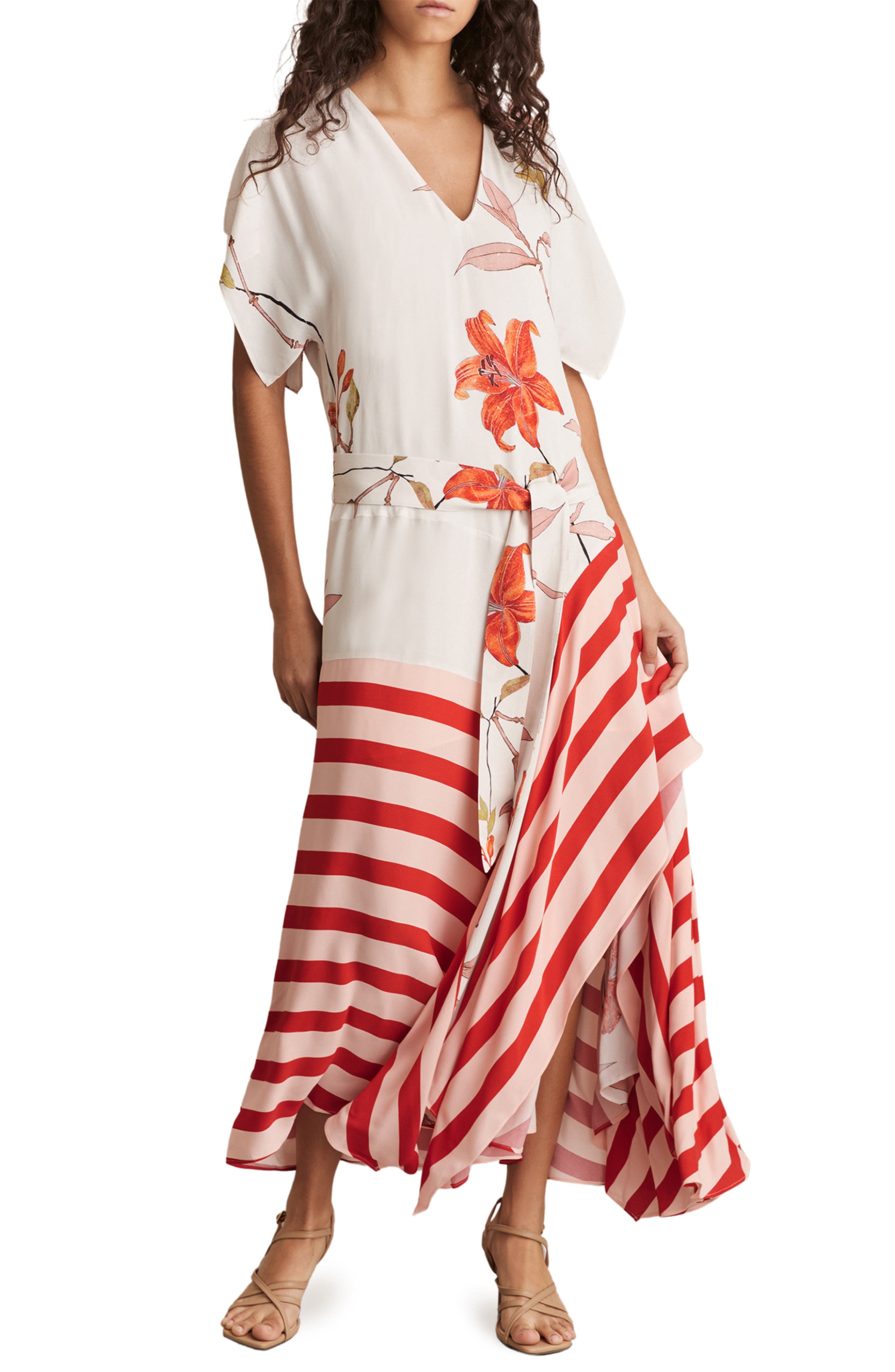 Alicia Tie Waist Maxi Dress - image 1