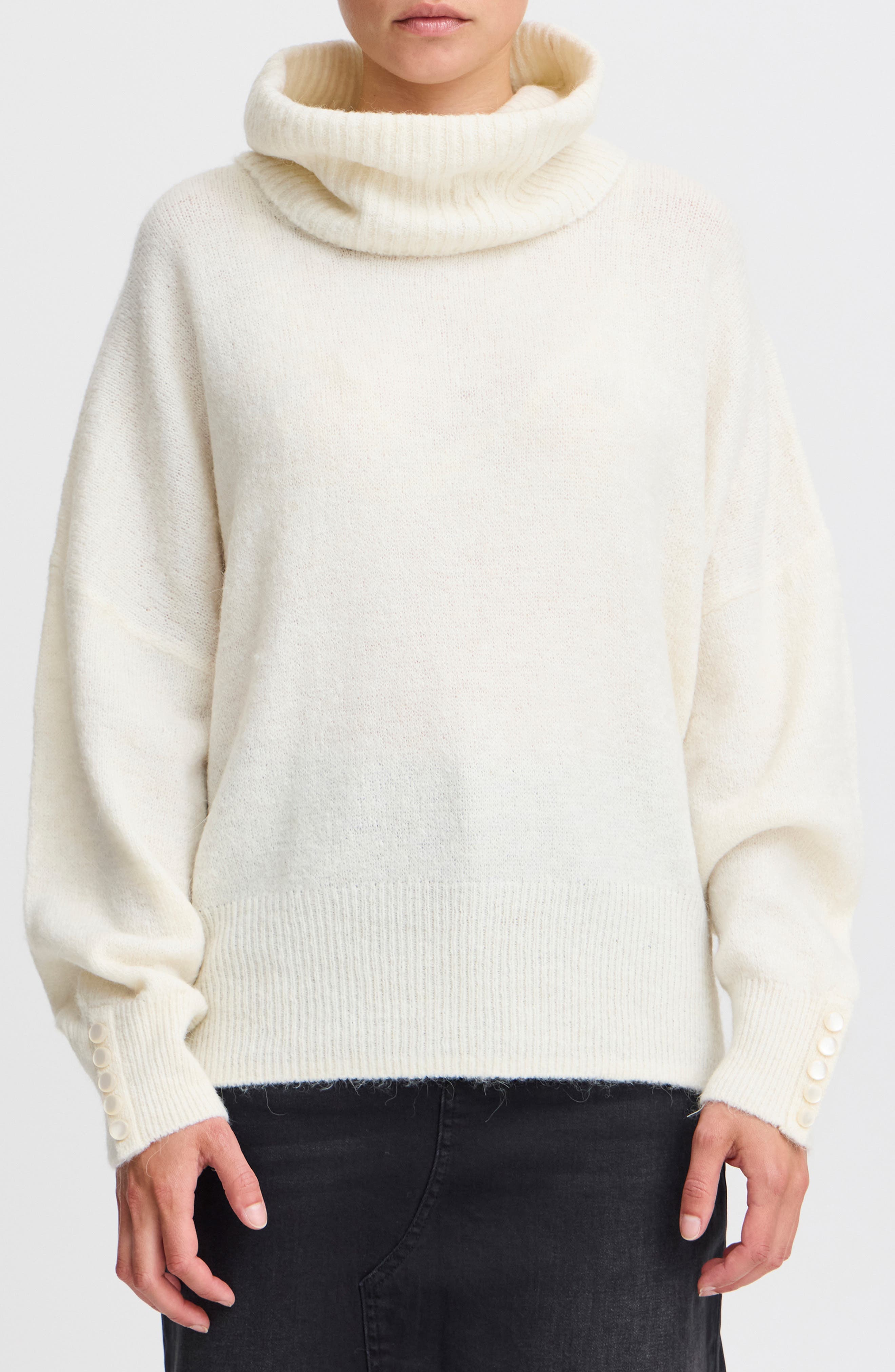 Knit Turtleneck Sweater - image 1