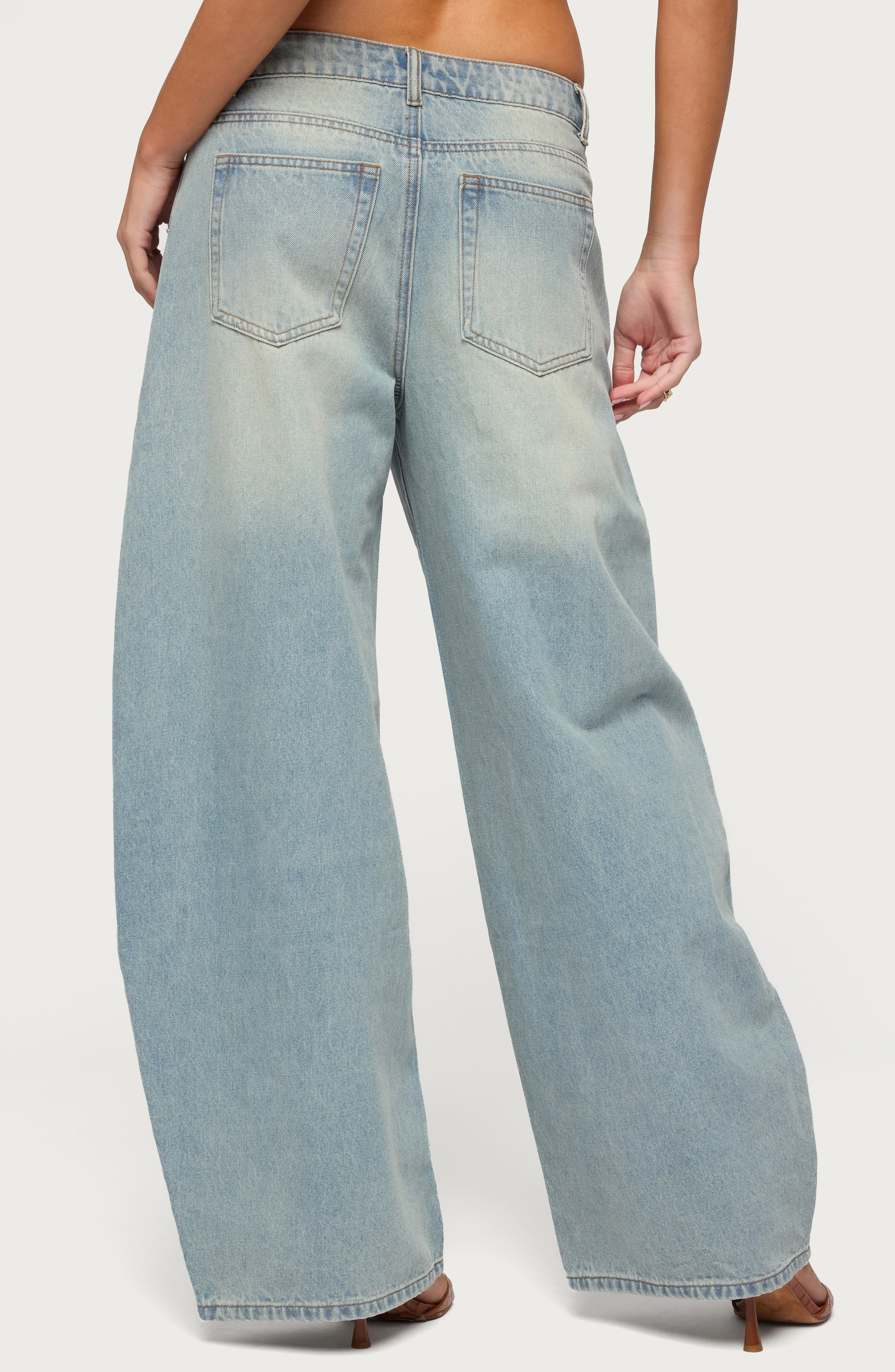 Ilara Low Rise Barrel Jeans - image 2