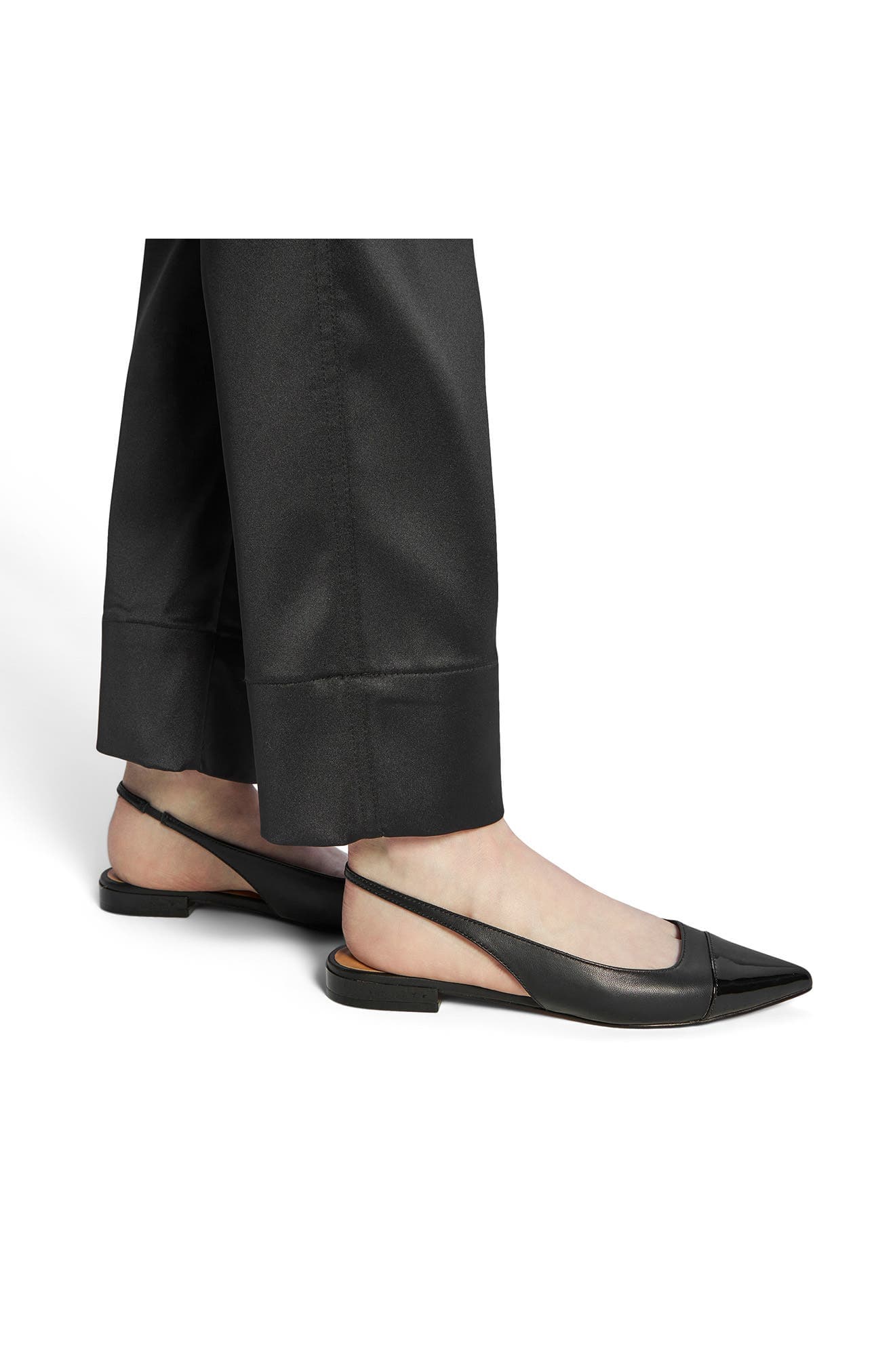 Fleure Slingback Pointed Cap Toe Flat - image 2