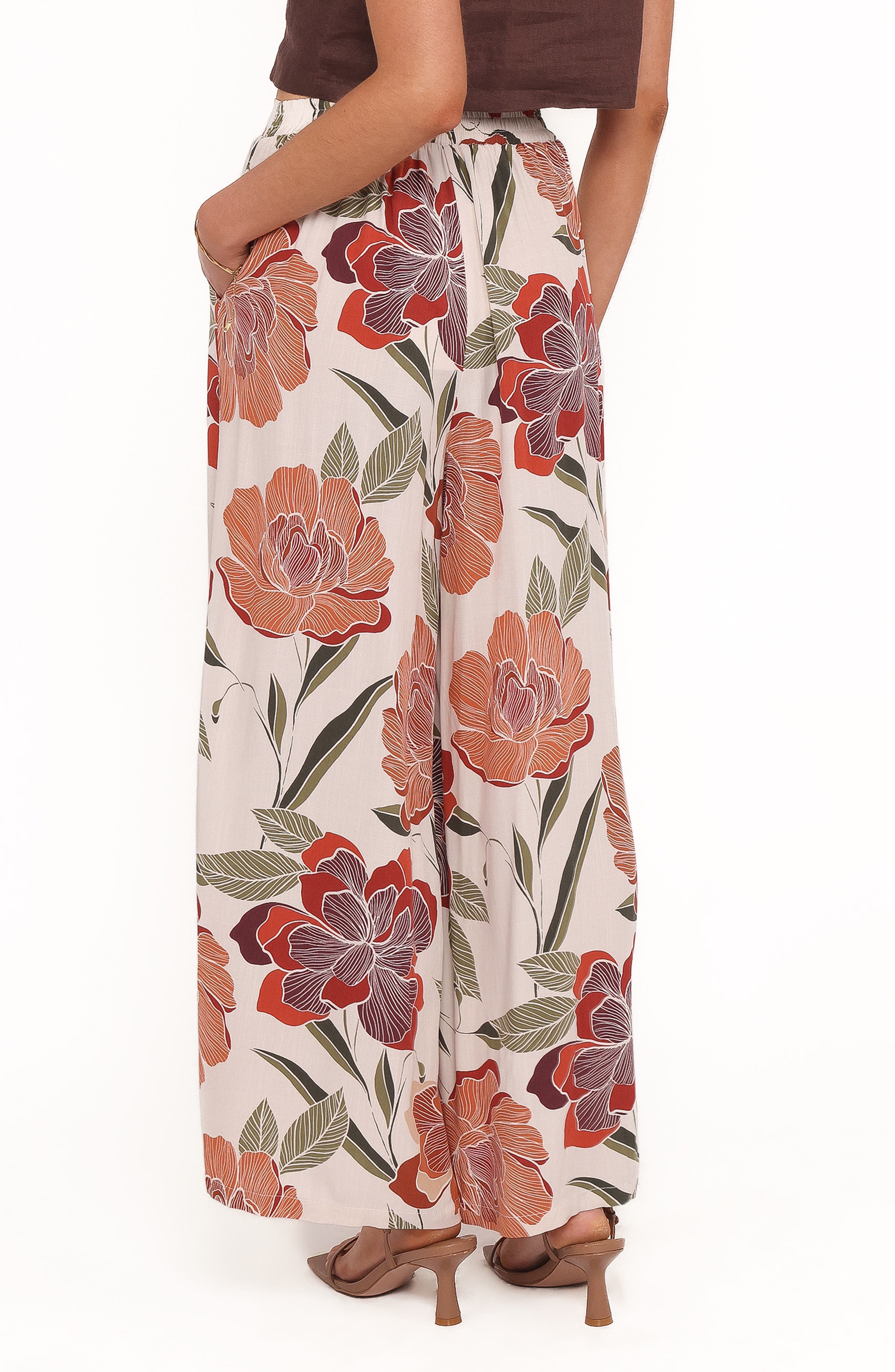 Bertha Floral Print Wide Leg Pants - image 2