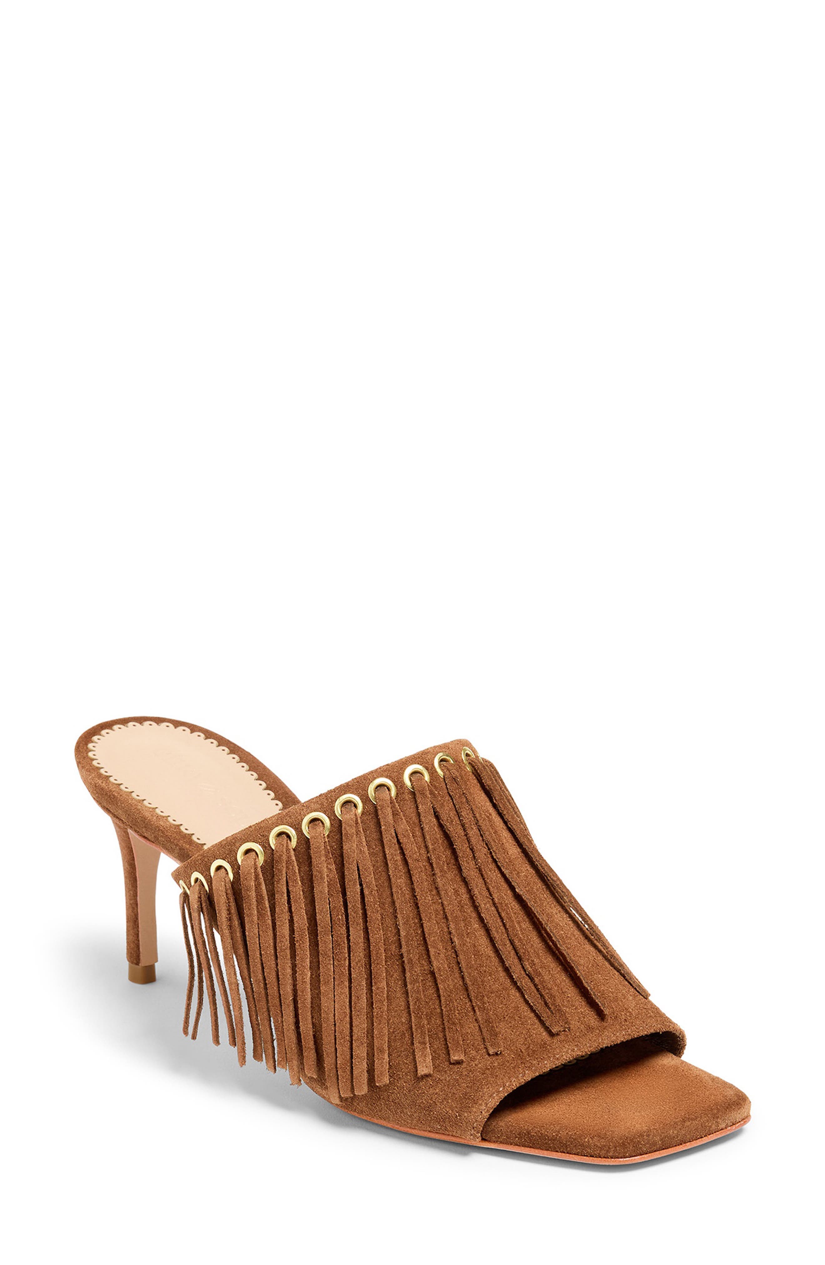 Sabrina Fringe Slide Sandal - image 5