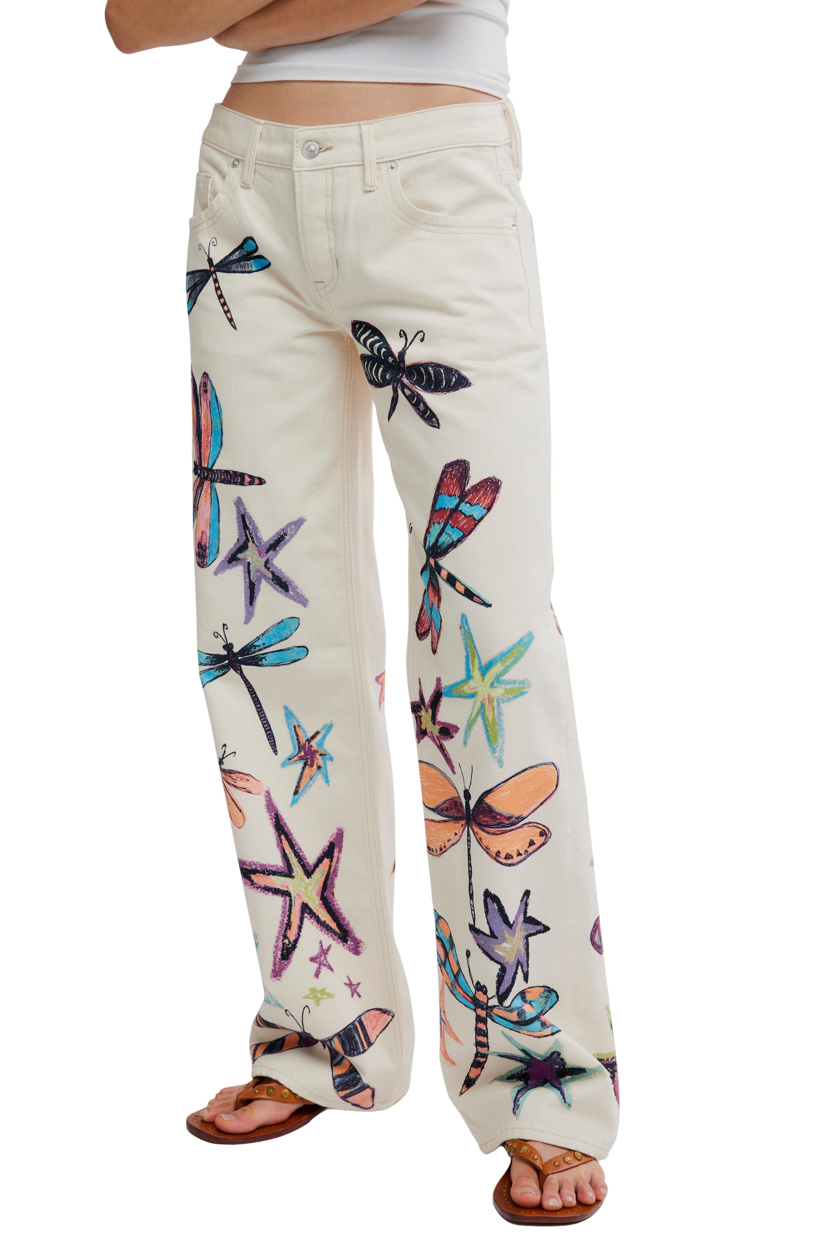Tennessee Trompe L'Oeil Print Jeans - image 1